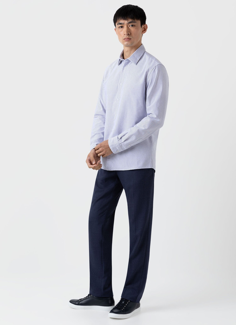 Sunspel Slim Fit Wool Trouser outlook
