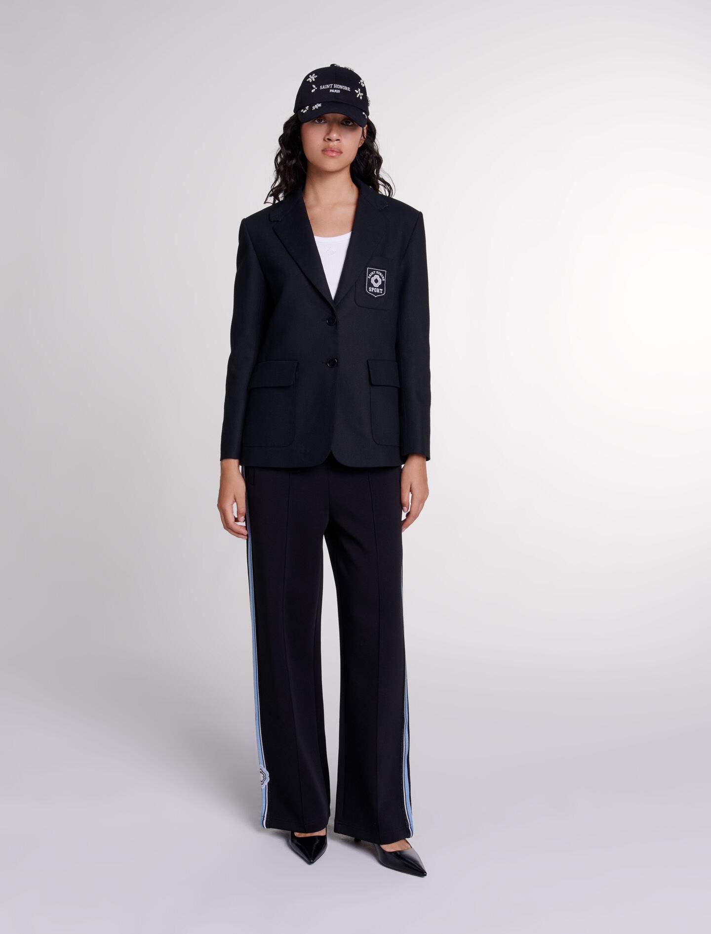 Embroidered suit jacket - 2