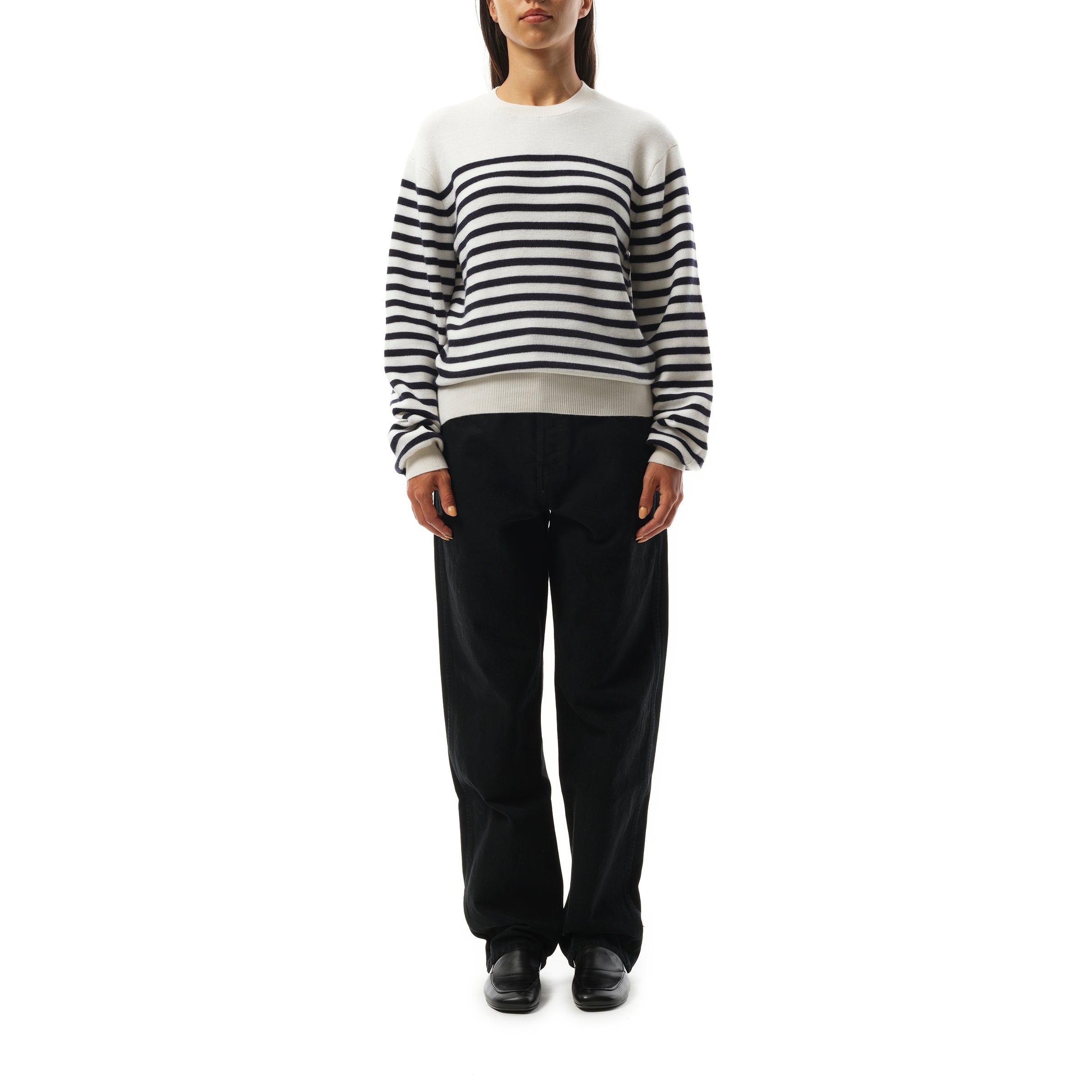 Viola Sweater in Glaze/Midnight Navy - 4