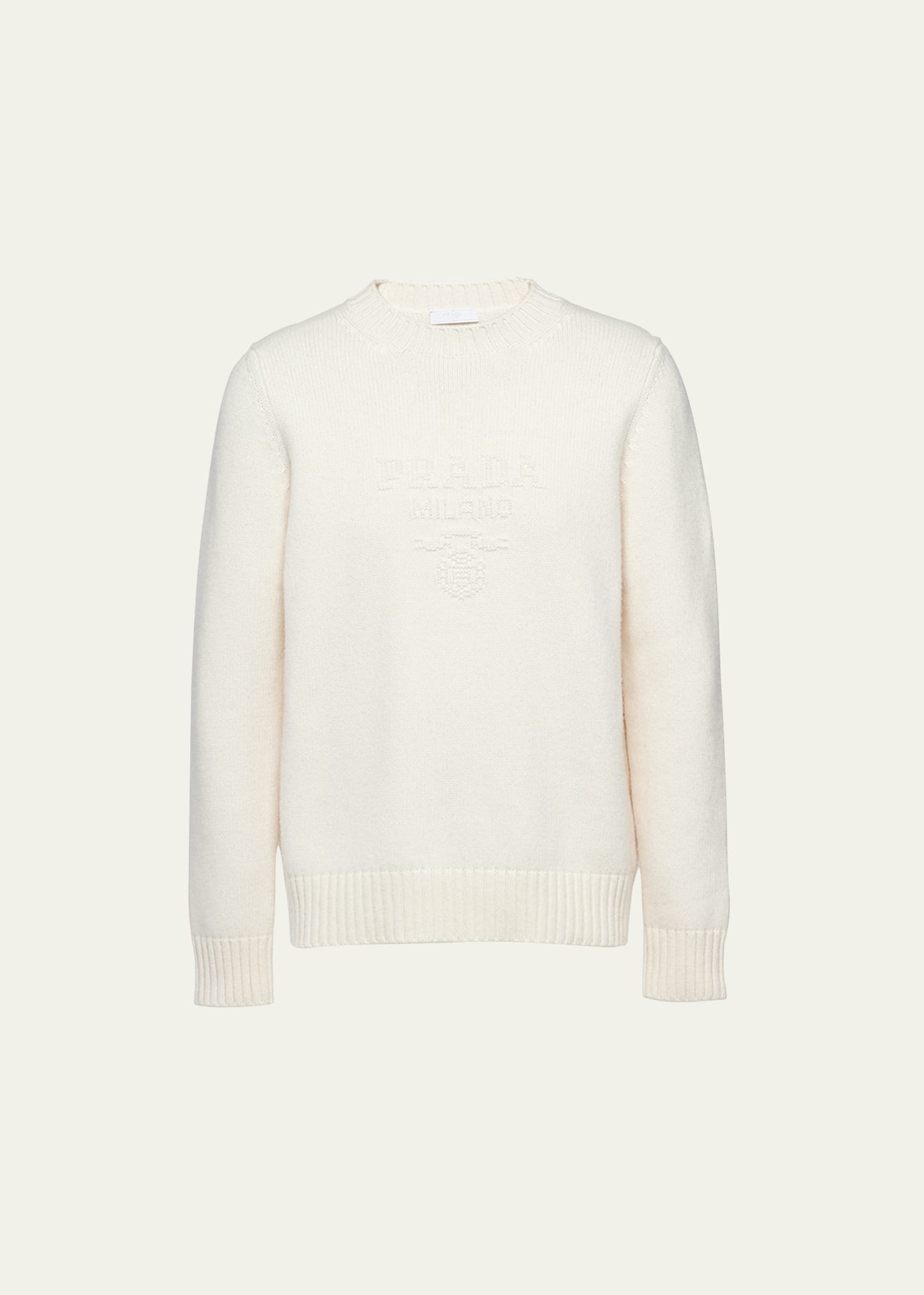 Men's Wool-Cashmere Logo Sweater - 1