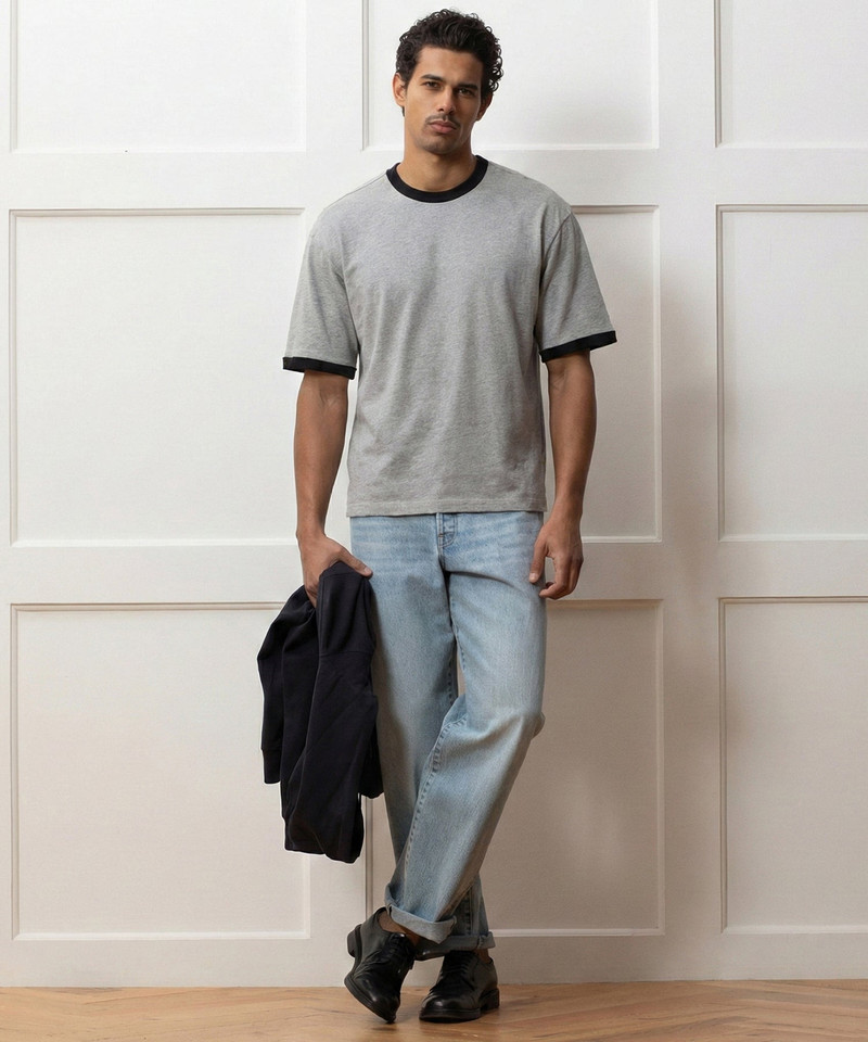 Boxy Jersey Ringer Tee 3