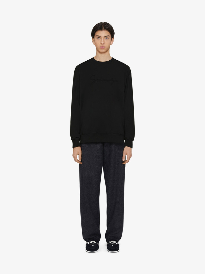 Givenchy SWEATSHIRT IN FLEECE WITH GIVENCHY SIGNATURE outlook