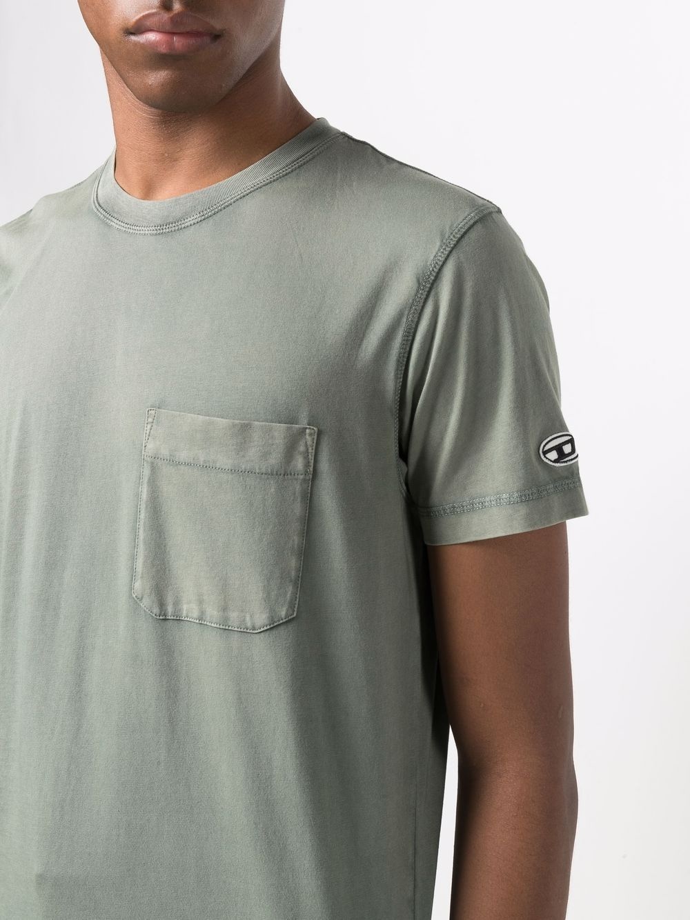 chest patch pocket T-shirt - 5