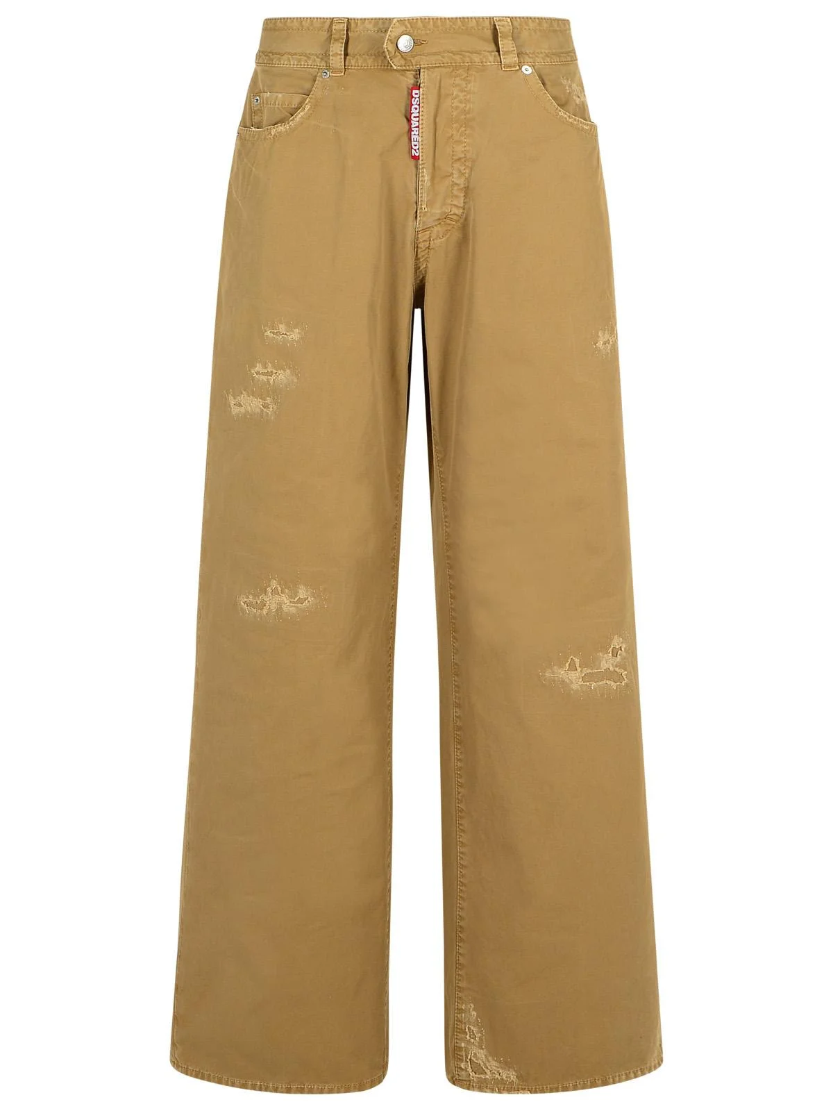 Dsquared2 '9 To 5' Beige Cotton Pants Women - 1