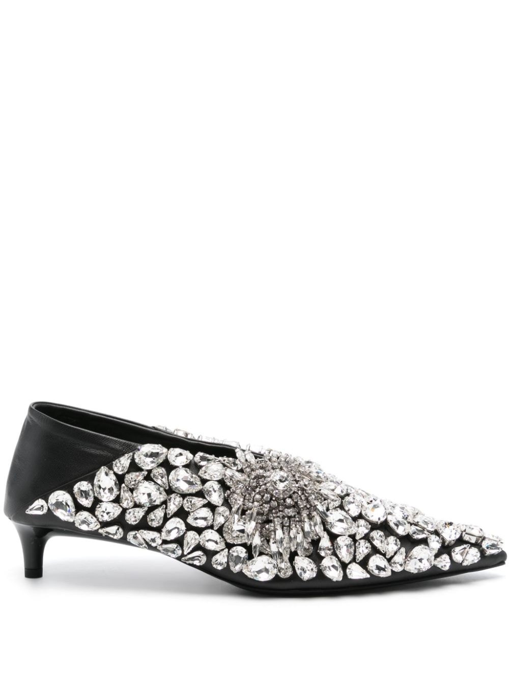 40mm crystal-embellished pumps - 1