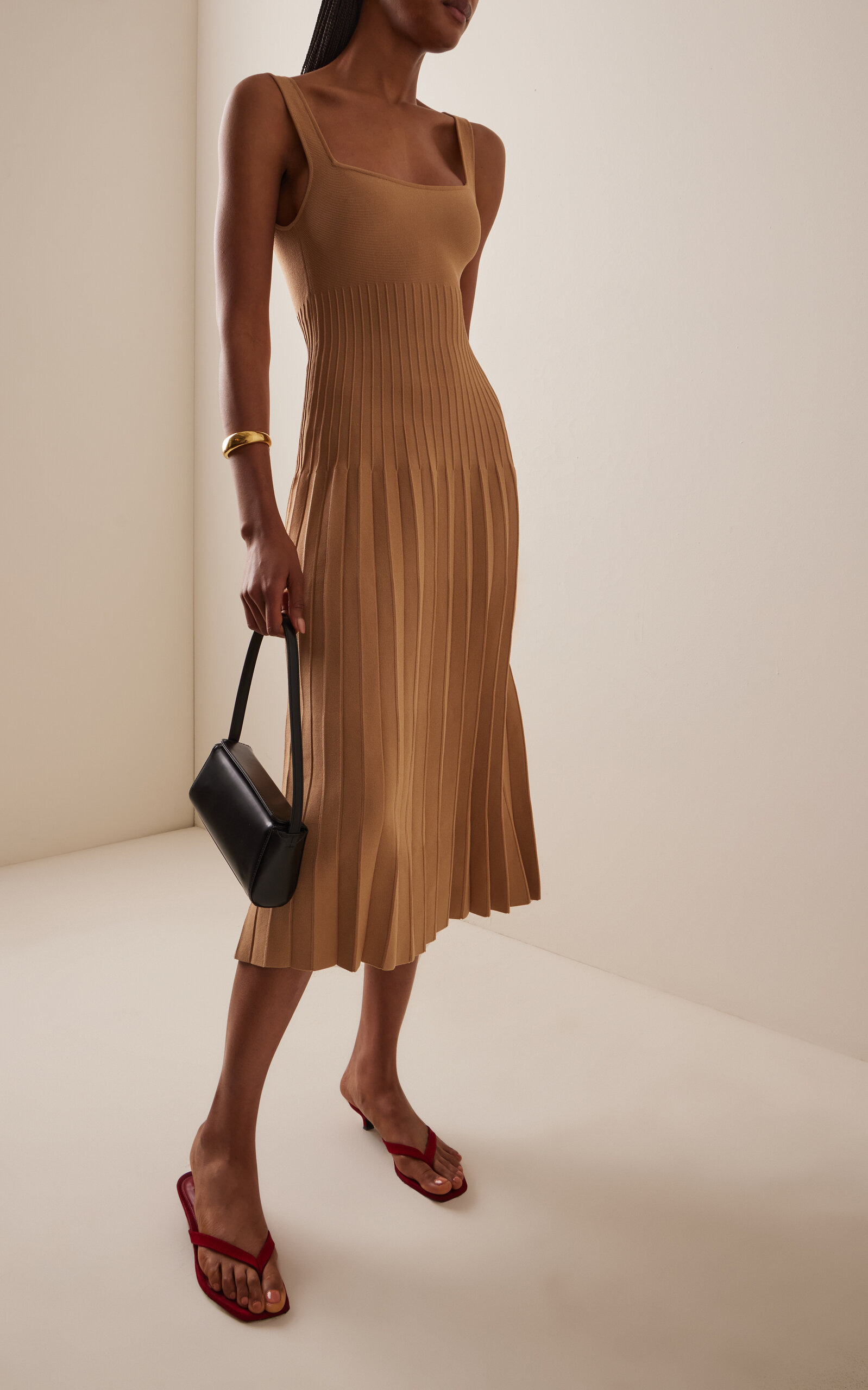 Ellison Knit Midi Dress taupe - 3