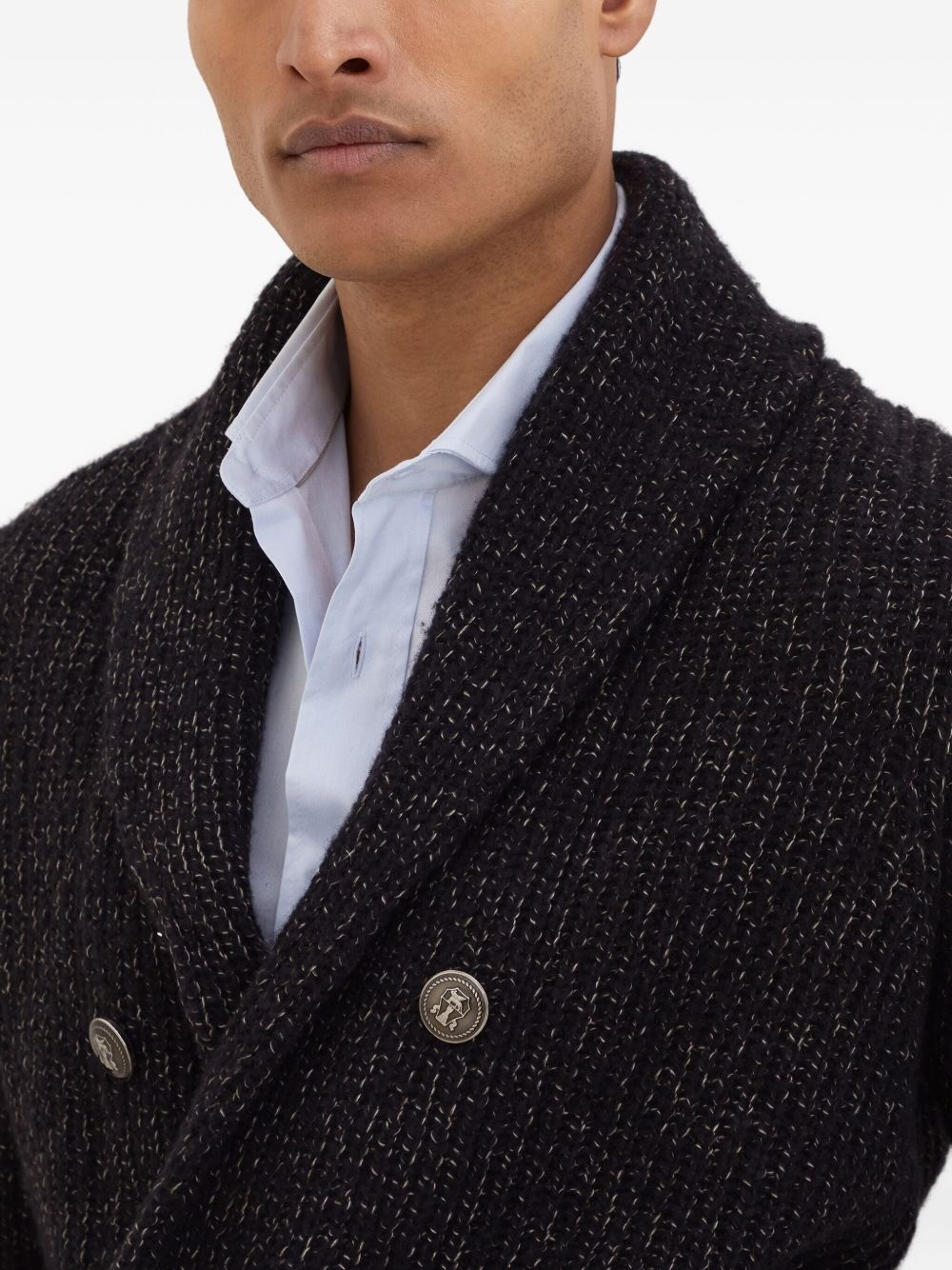 silk-blend cardigan - 5