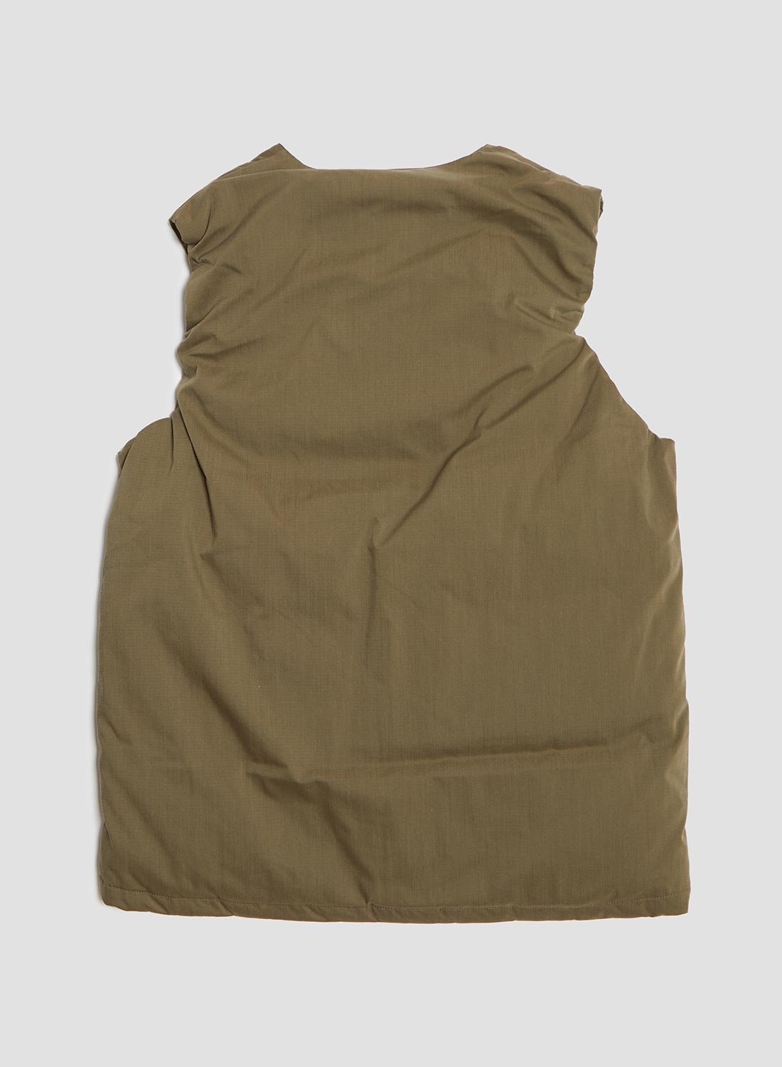 Nanga Hinoc Ripstop Inner Down Vest in Army Green - 3
