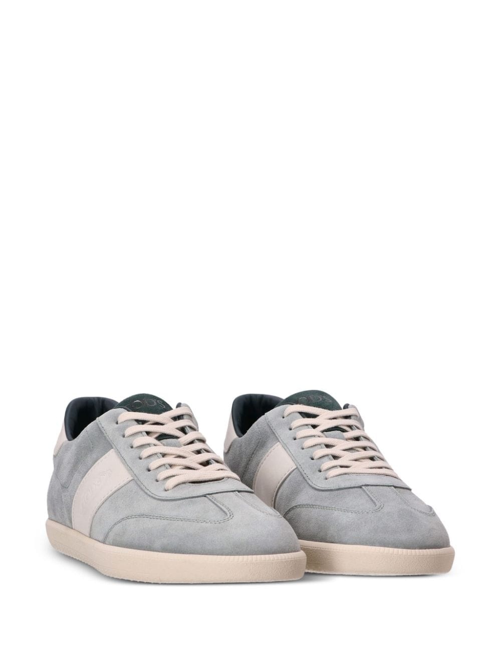 panelled low-top sneakers - 5