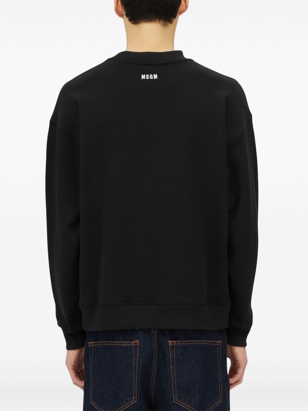logo patch sweatshirt - 4
