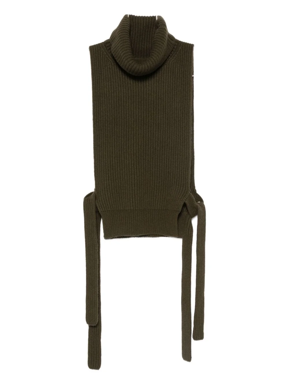 high-neck knitted top - 1