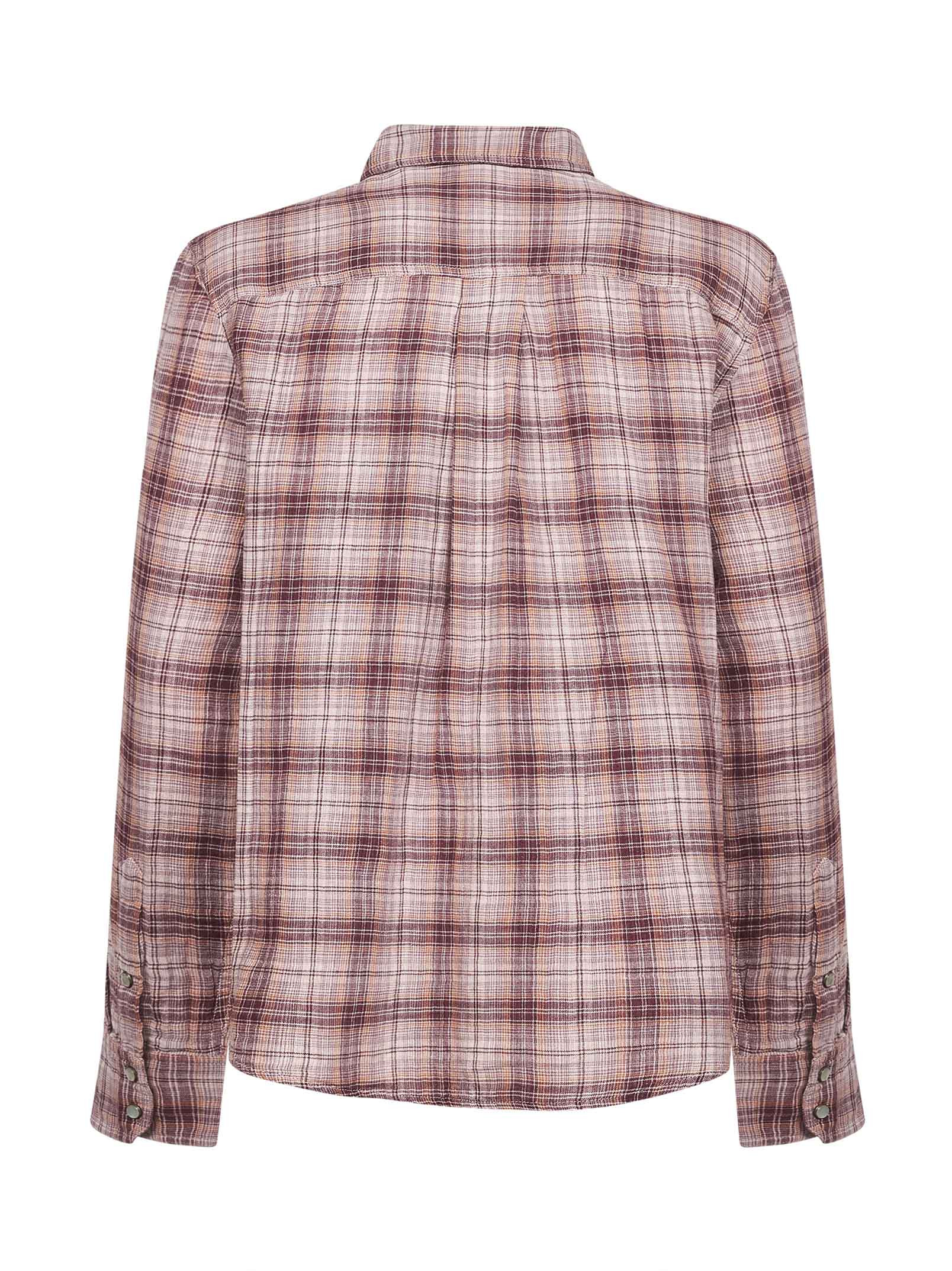 Rosewood checkered cotton Yalisa shirt - 2