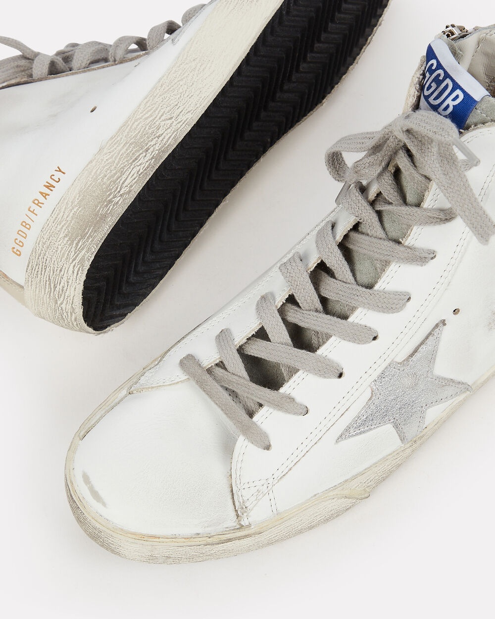 Francy Leather High-Top Sneakers - 4