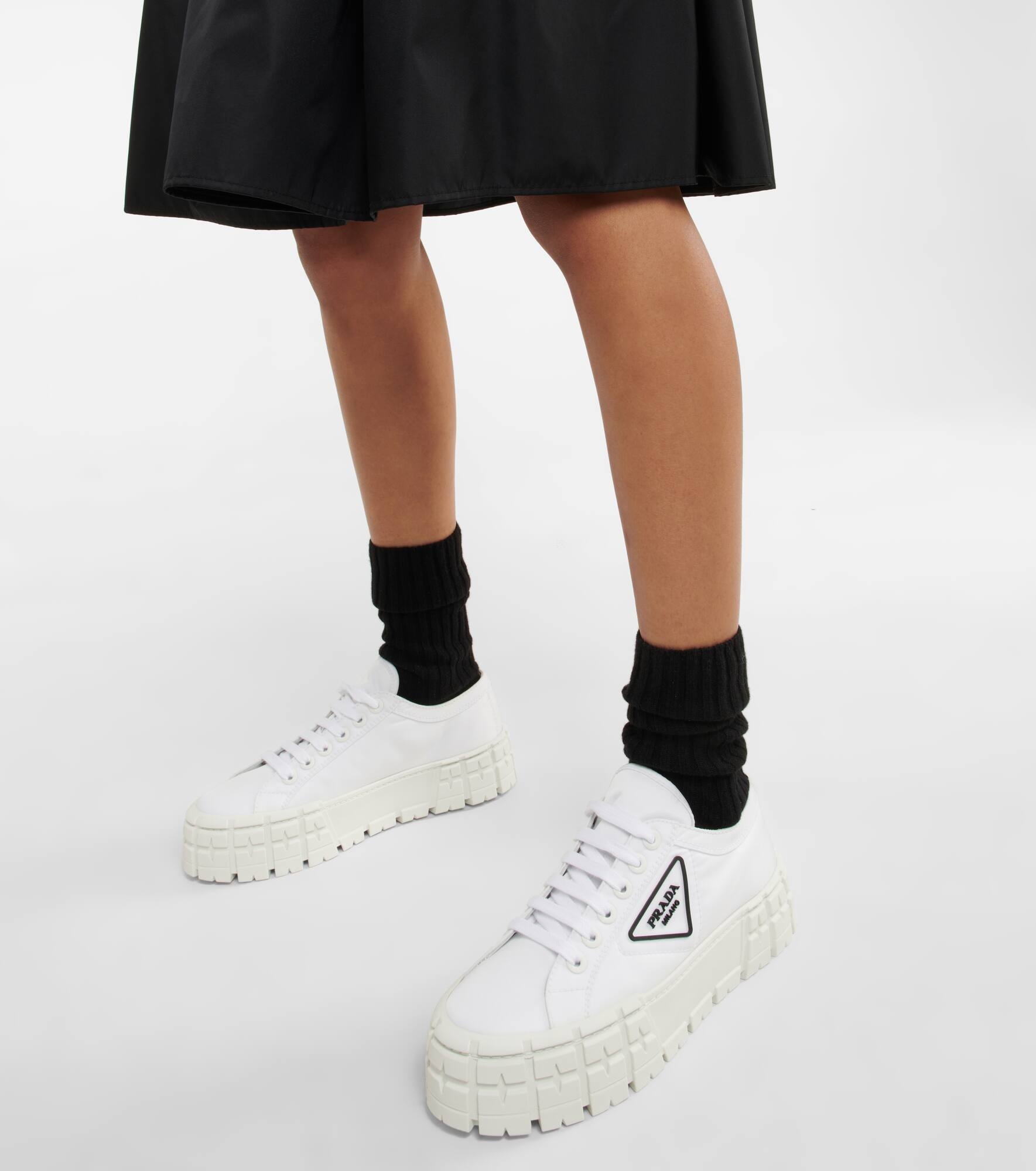 Wheel gabardine sneakers - 4