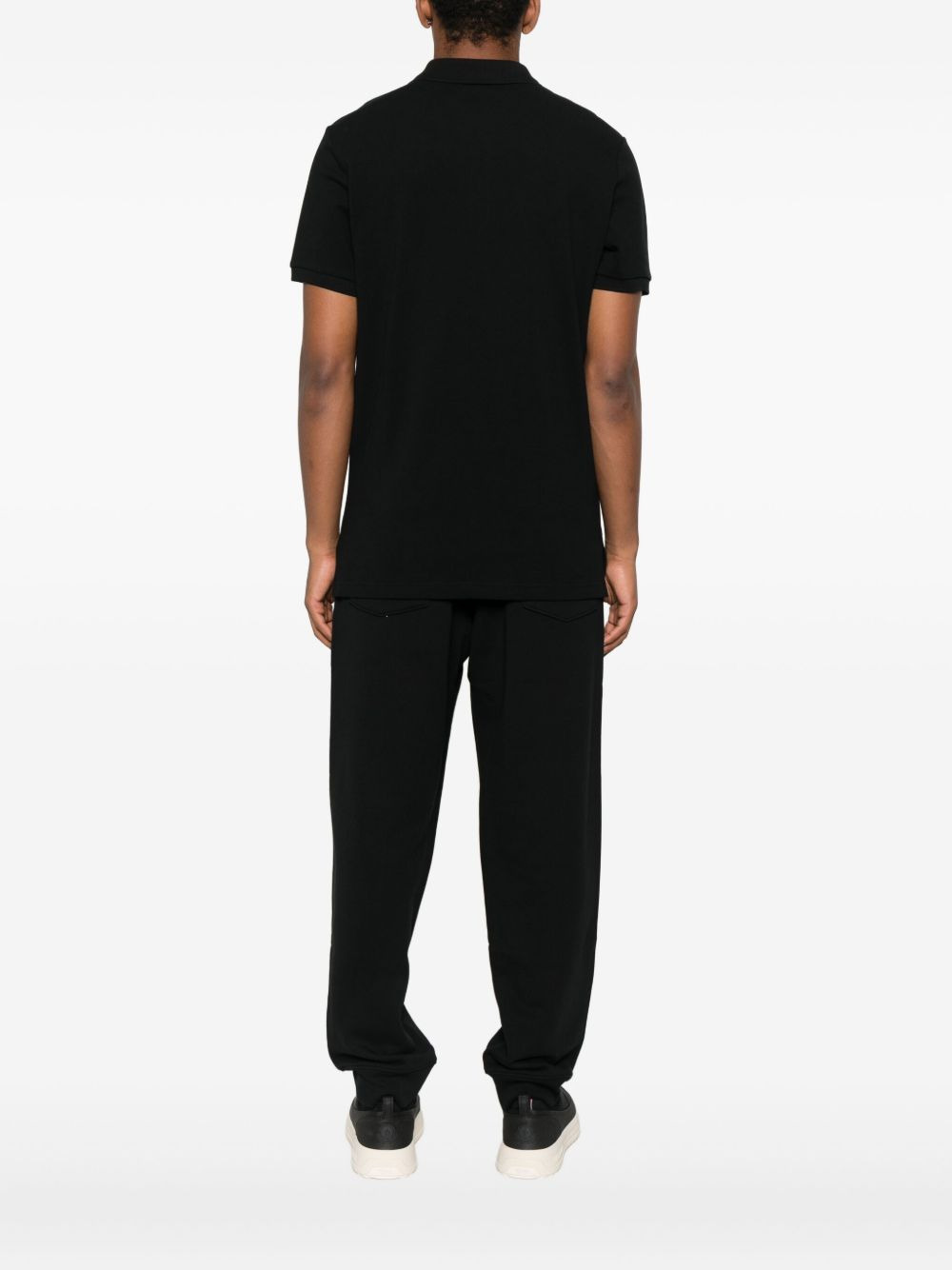 logo-print polo shirt - 3
