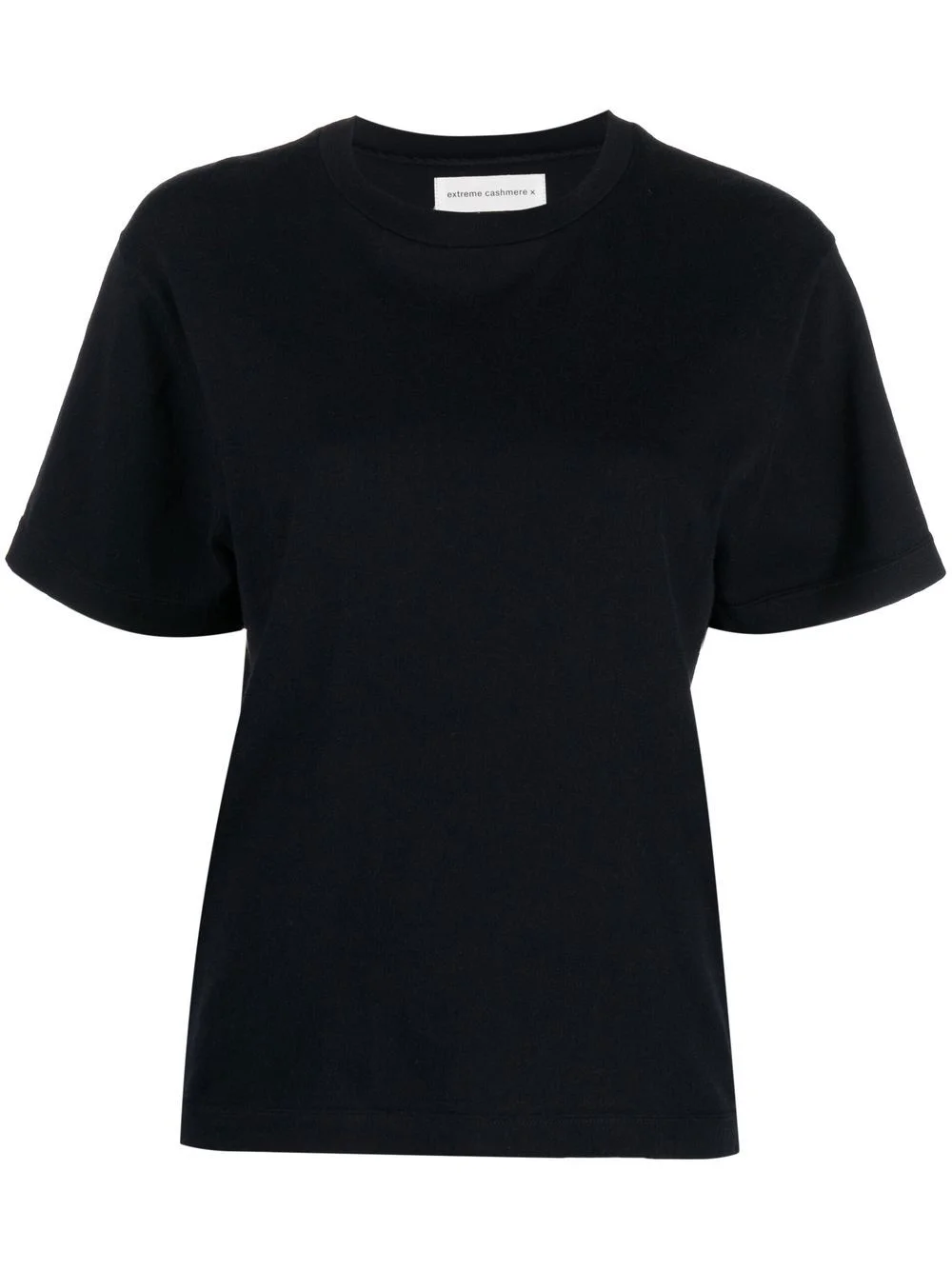 short-sleeve cotton-blend T-shirt - 1