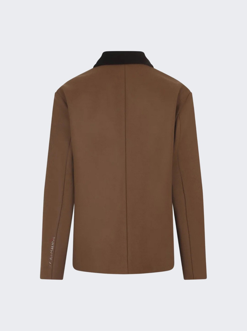 Marni Workwear Jacket Maroon outlook