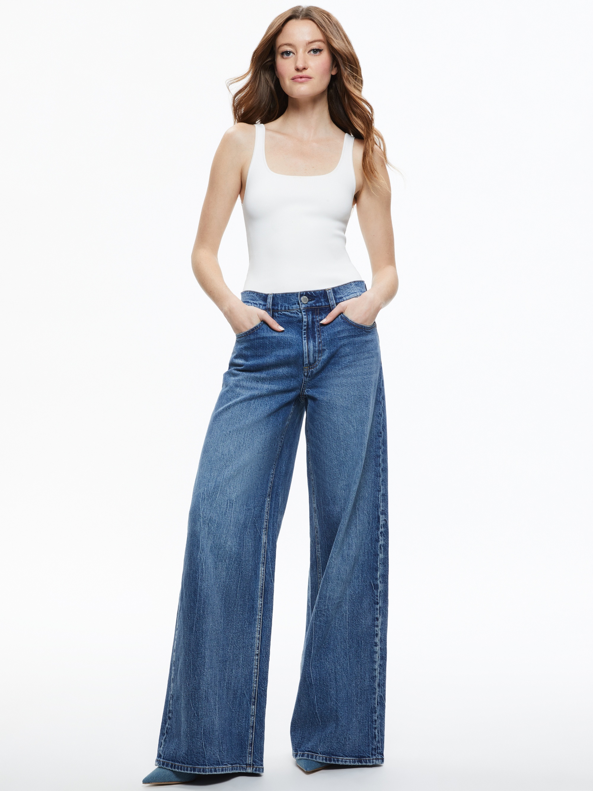 TRISH MID RISE BAGGY JEAN - 2