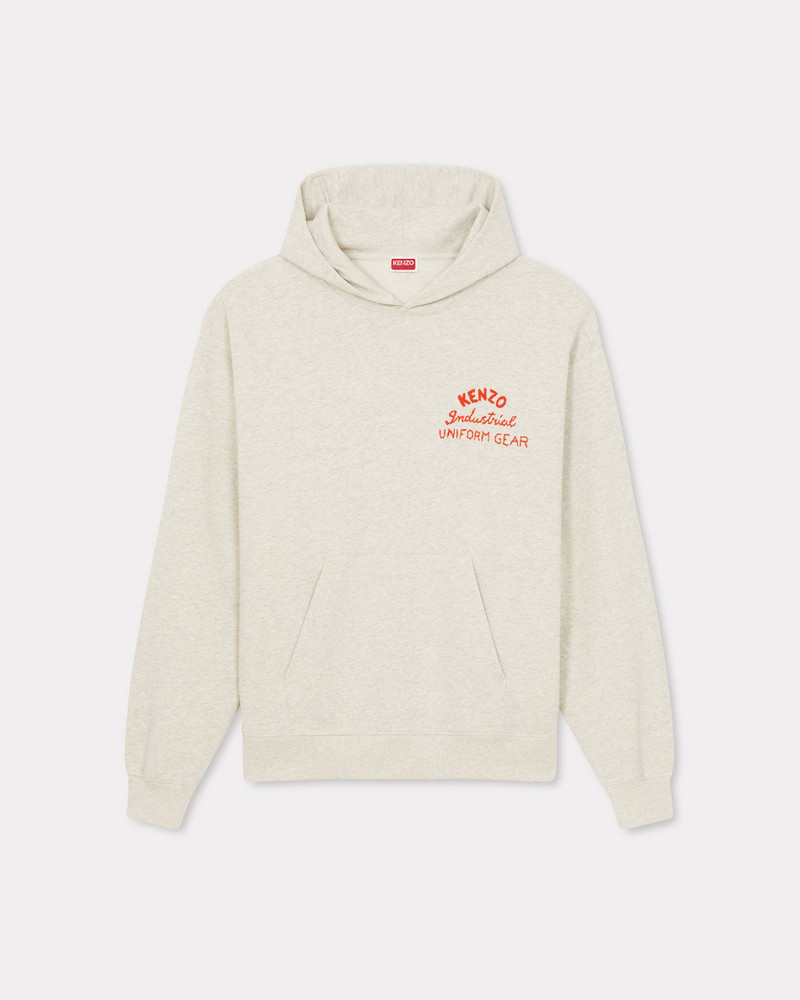 'KENZO Drawn Varsity' embroidered oversized hoodie sweatshirt 1