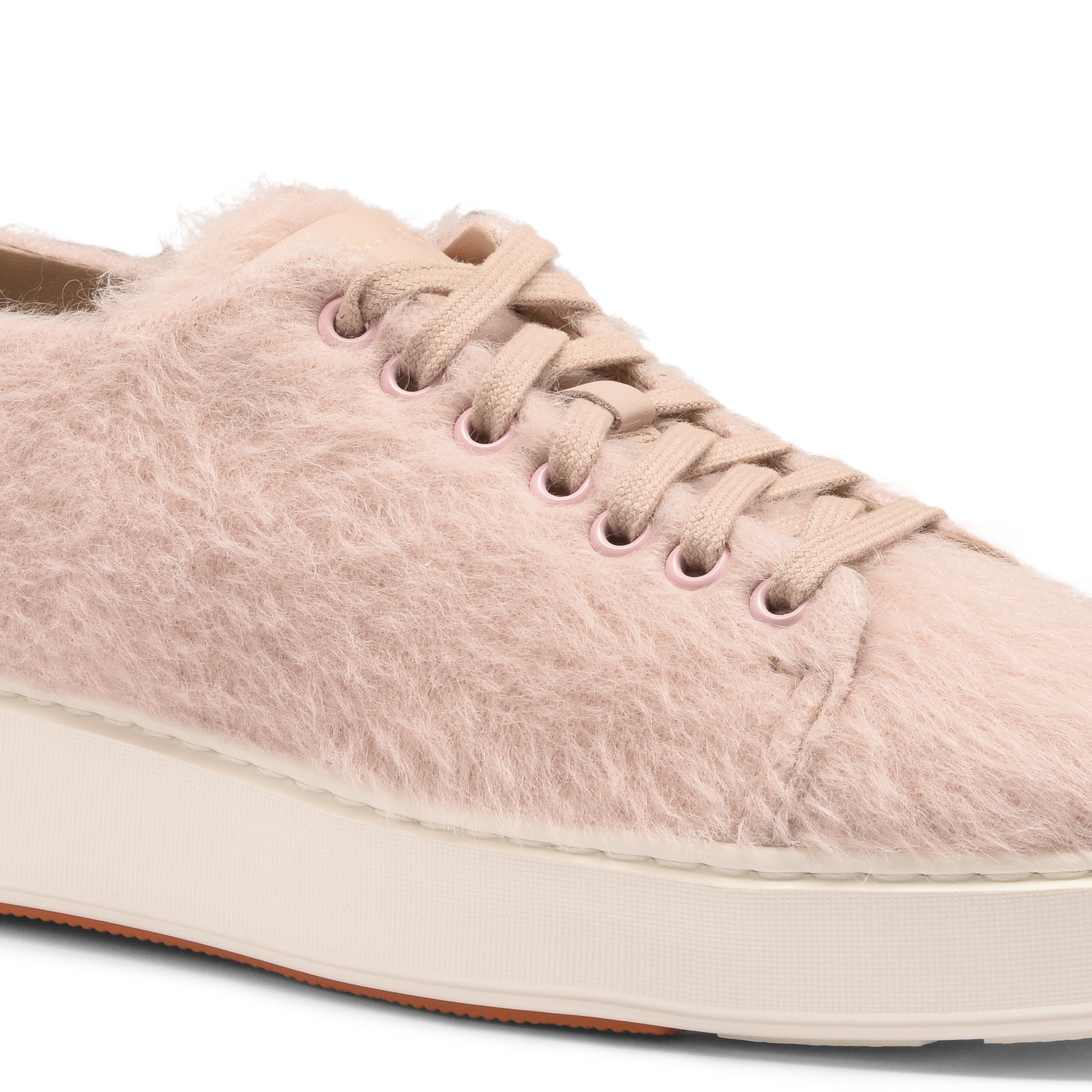 Women's pink wool sneaker - 6