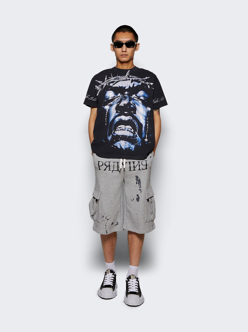 Praying Praying Ai Logo Shorts Grey outlook