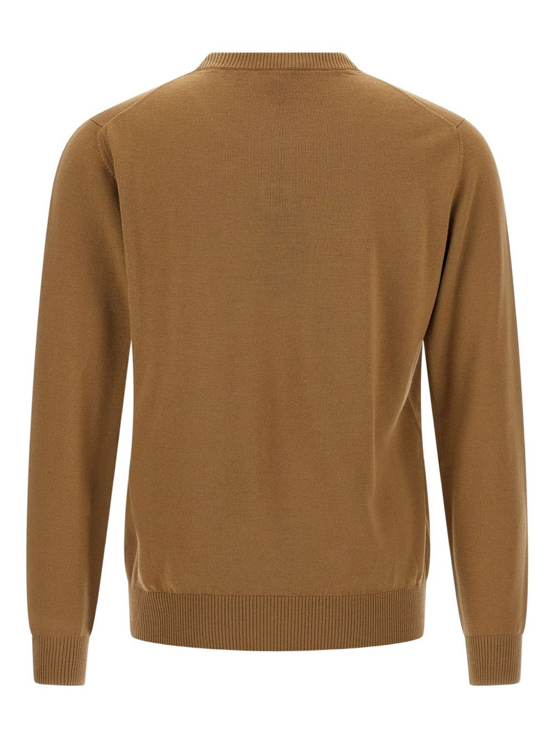 embossed-pocket wool sweater 3