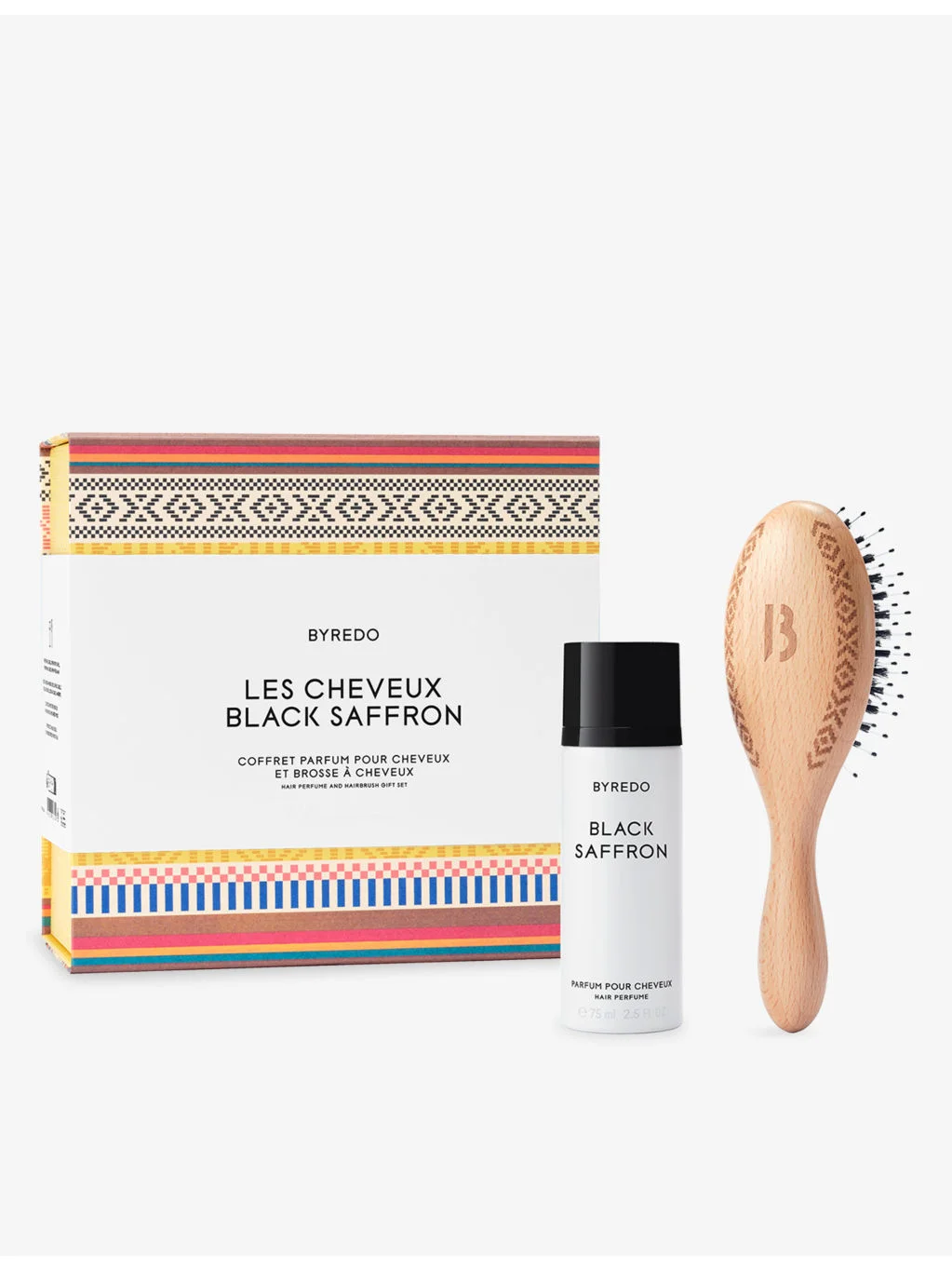 Black Saffron Hair Perfume & Brush Set - 1