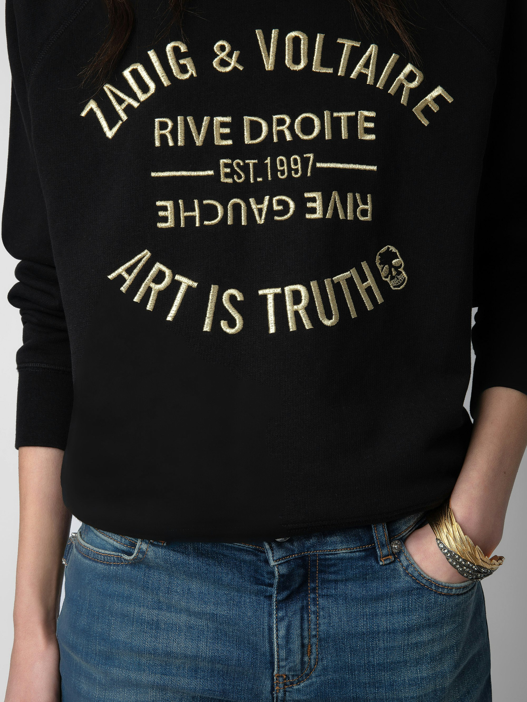 Upper Blason Embroidered Sweatshirt - 4