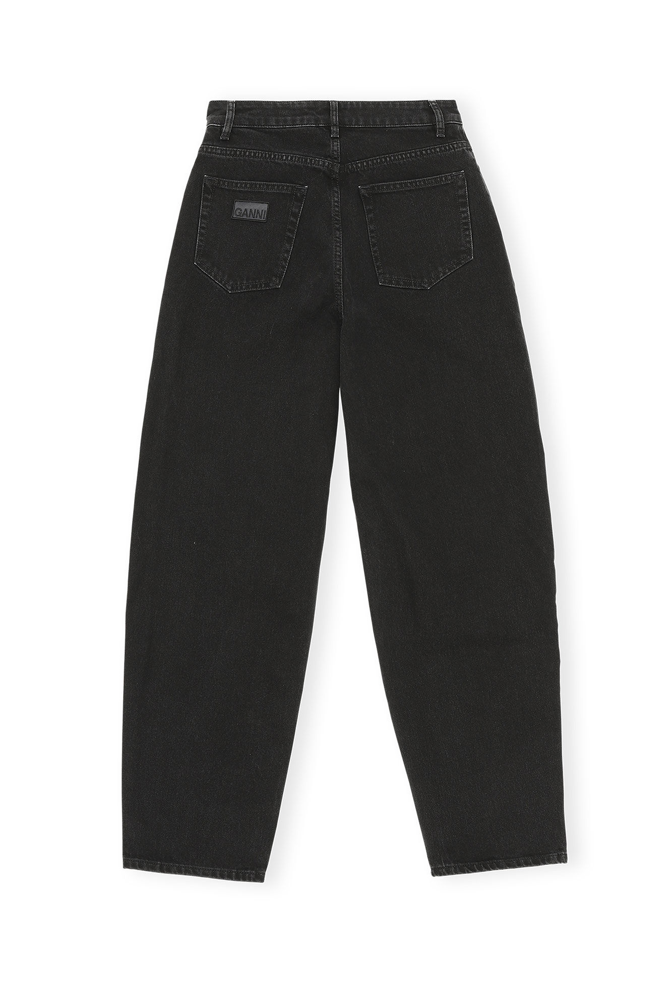 WASHED BLACK STARY JEANS - 2