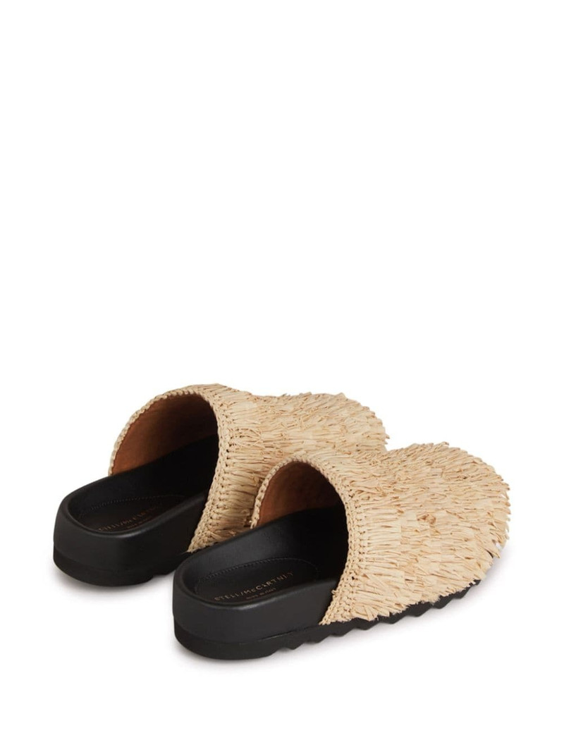 Stella McCartney raffia mules outlook
