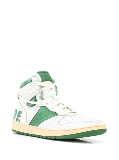 Rhude Rhecess panelled high-top sneakers outlook