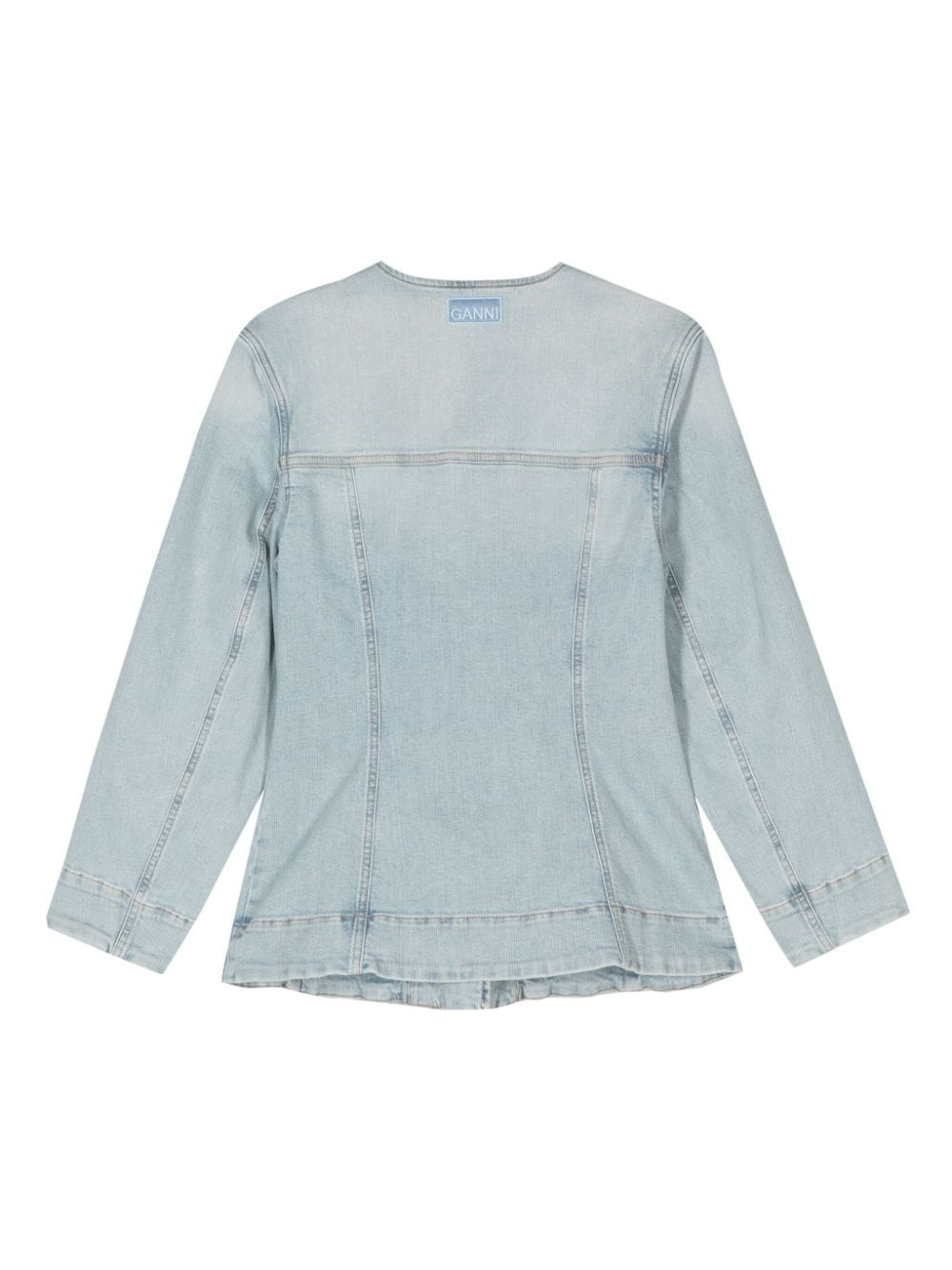 denim blazer - 2