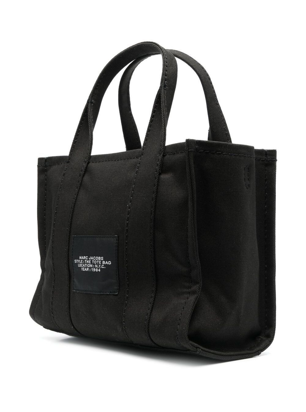 Marc Jacobs Women 'Traveler Handbag' Black Mini Tote Bag With Logo In Fabric Woman - 2