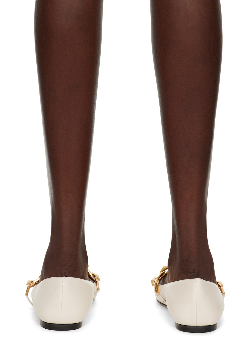 White Diamond Tilda Ballerina Flats - 2