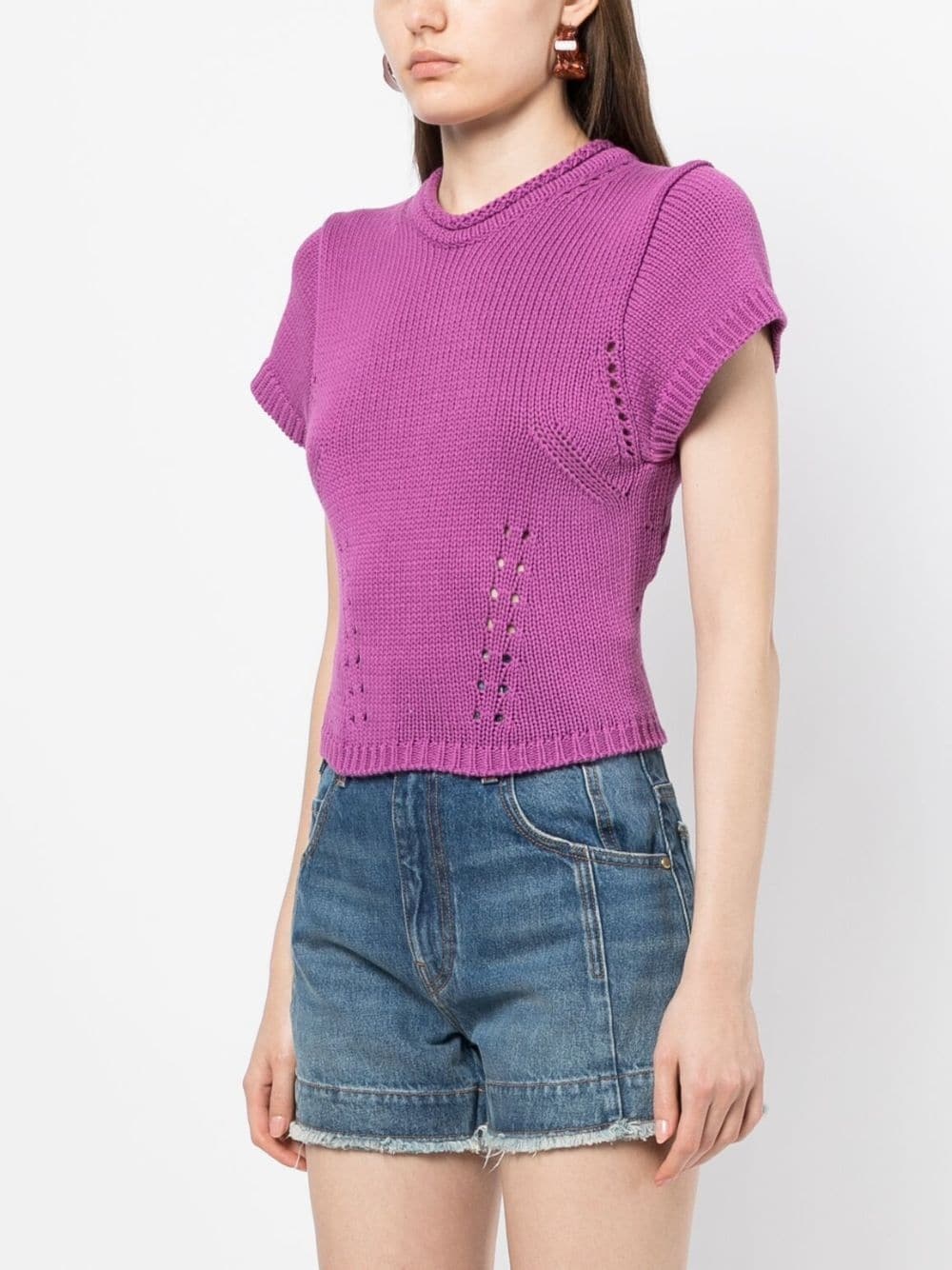 Arden knit crop top - 3