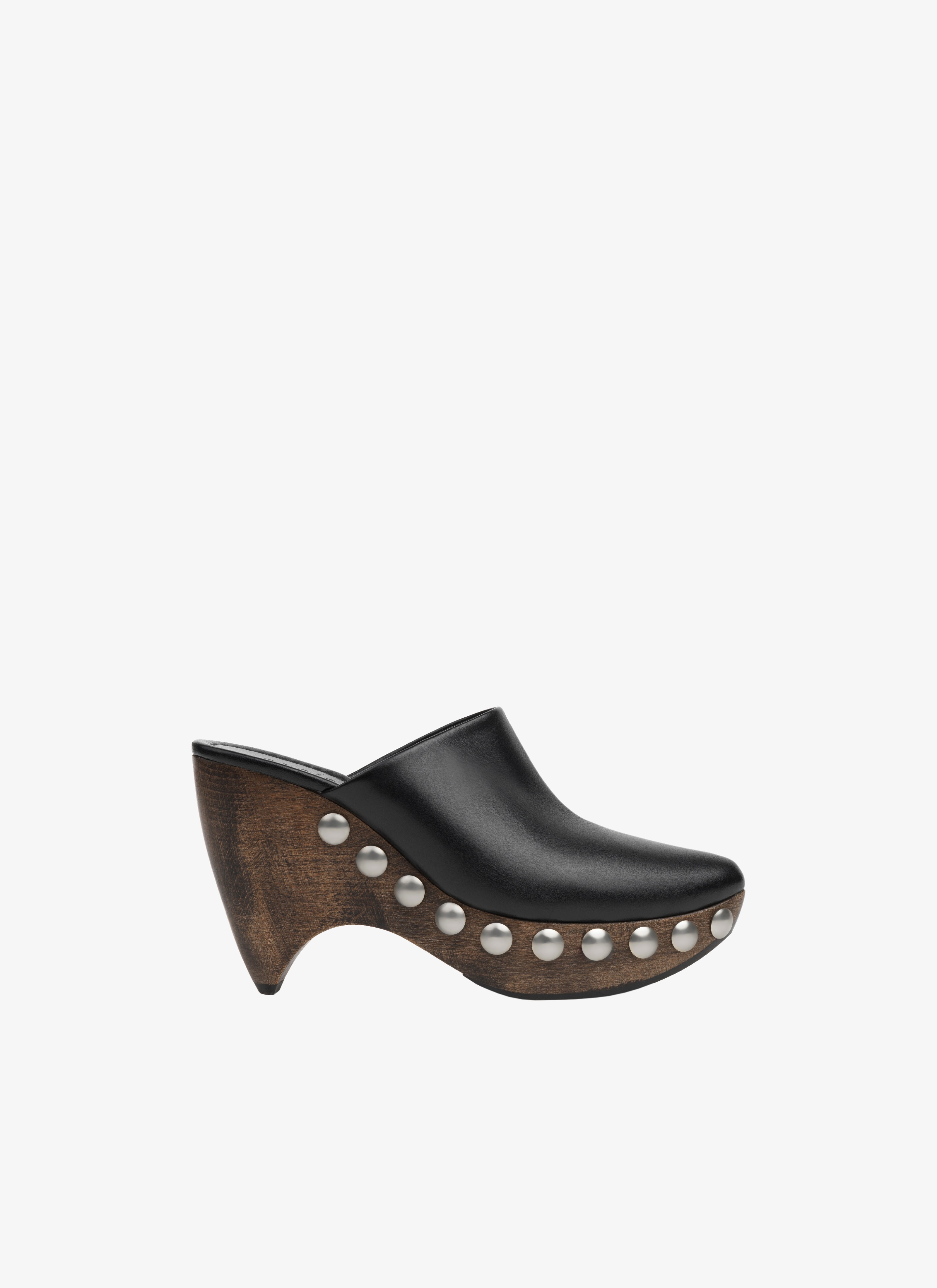 LE SABOT CLOGS IN CALFSKIN & WOOD - 1