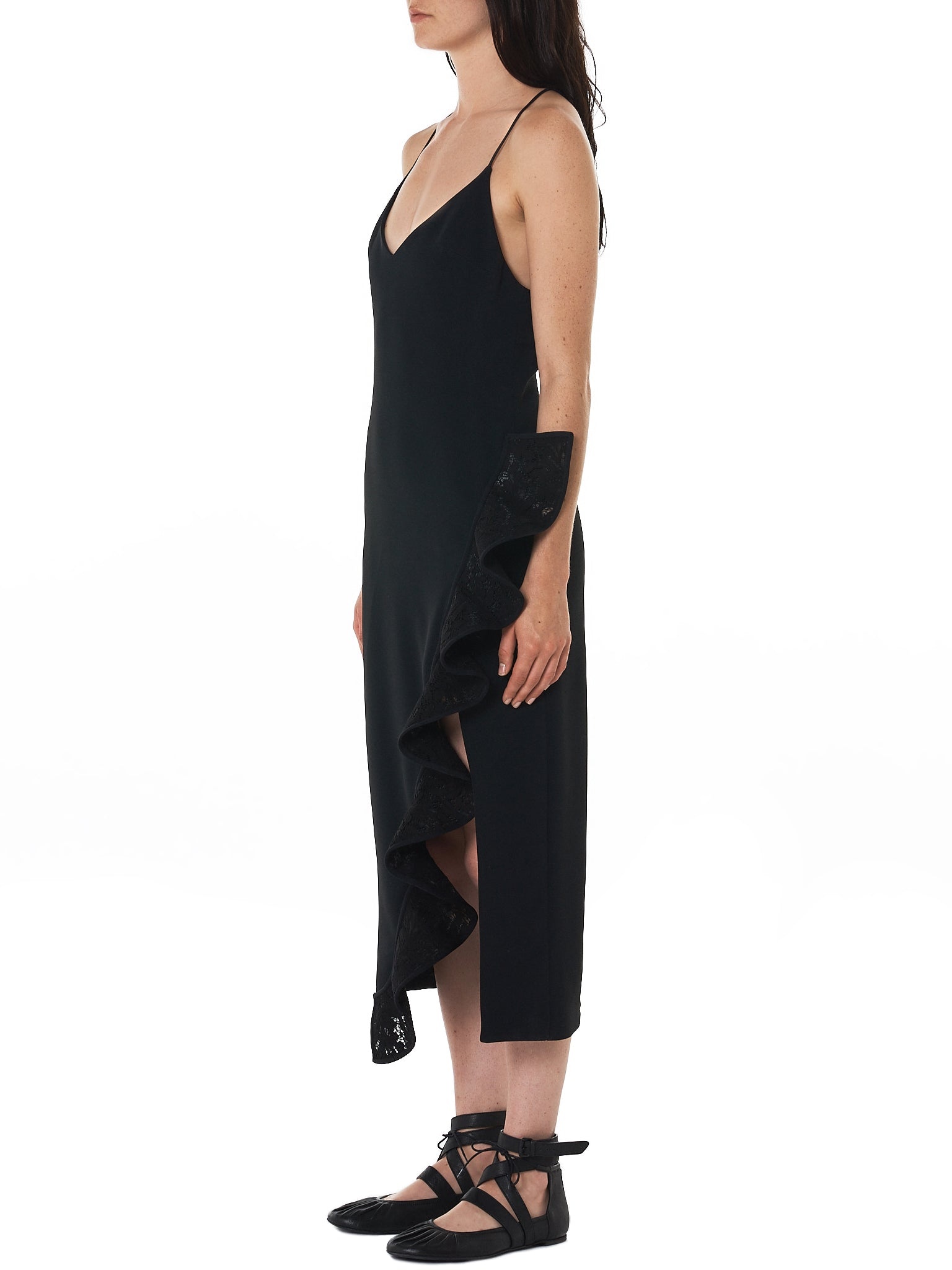 Ruffled Racer Back Dress - 2