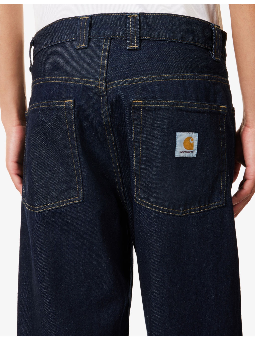 Brandon Wide-Leg Relaxed-Fit Denim Jeans - 5