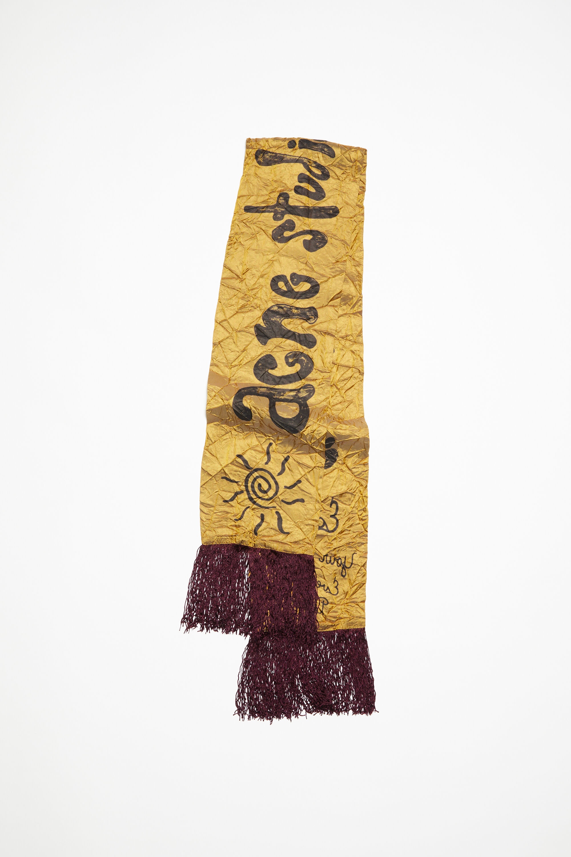 Logo scarf - Light beige - 1