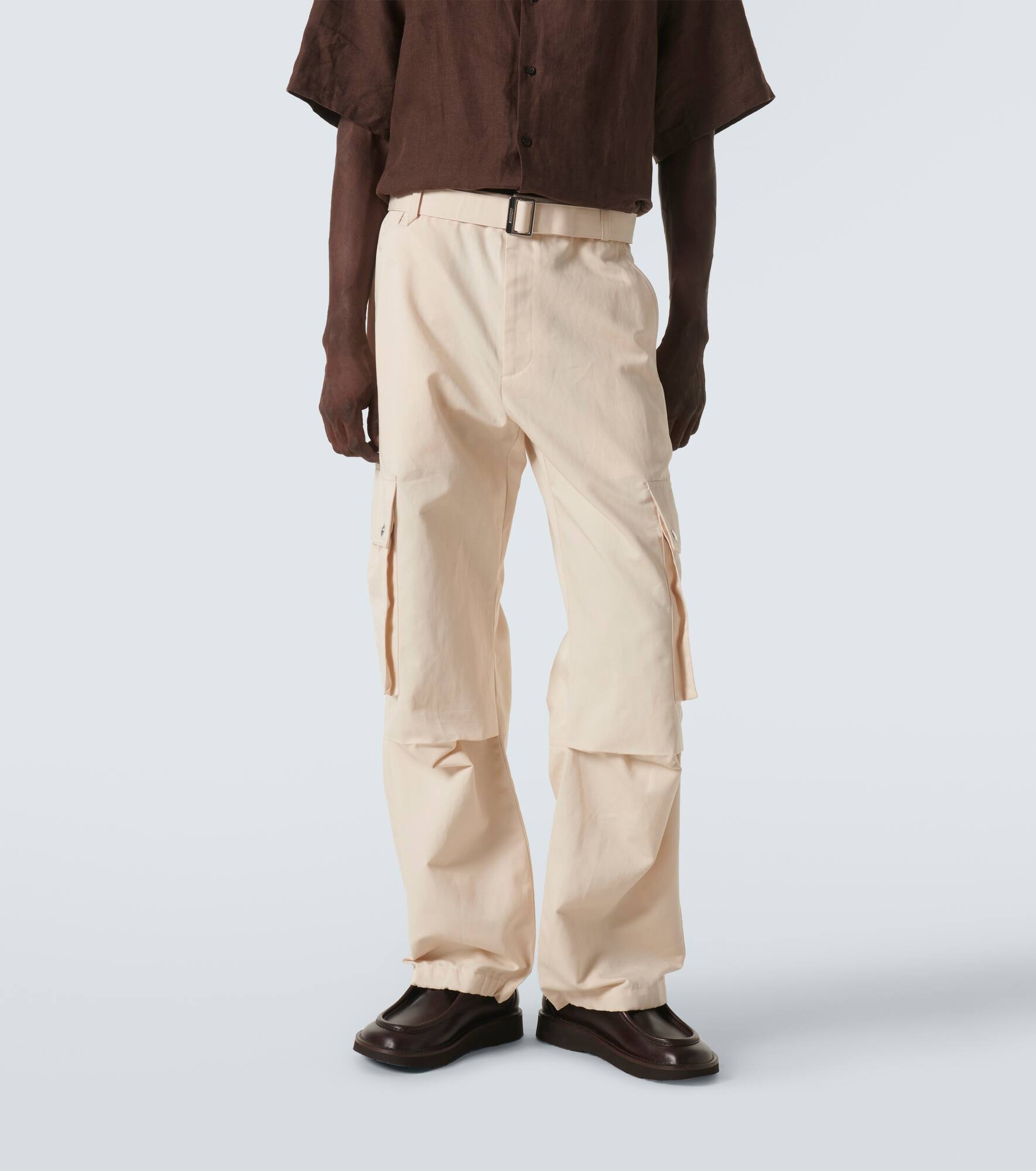 Le Cargo cotton and linen cargo pants - 3