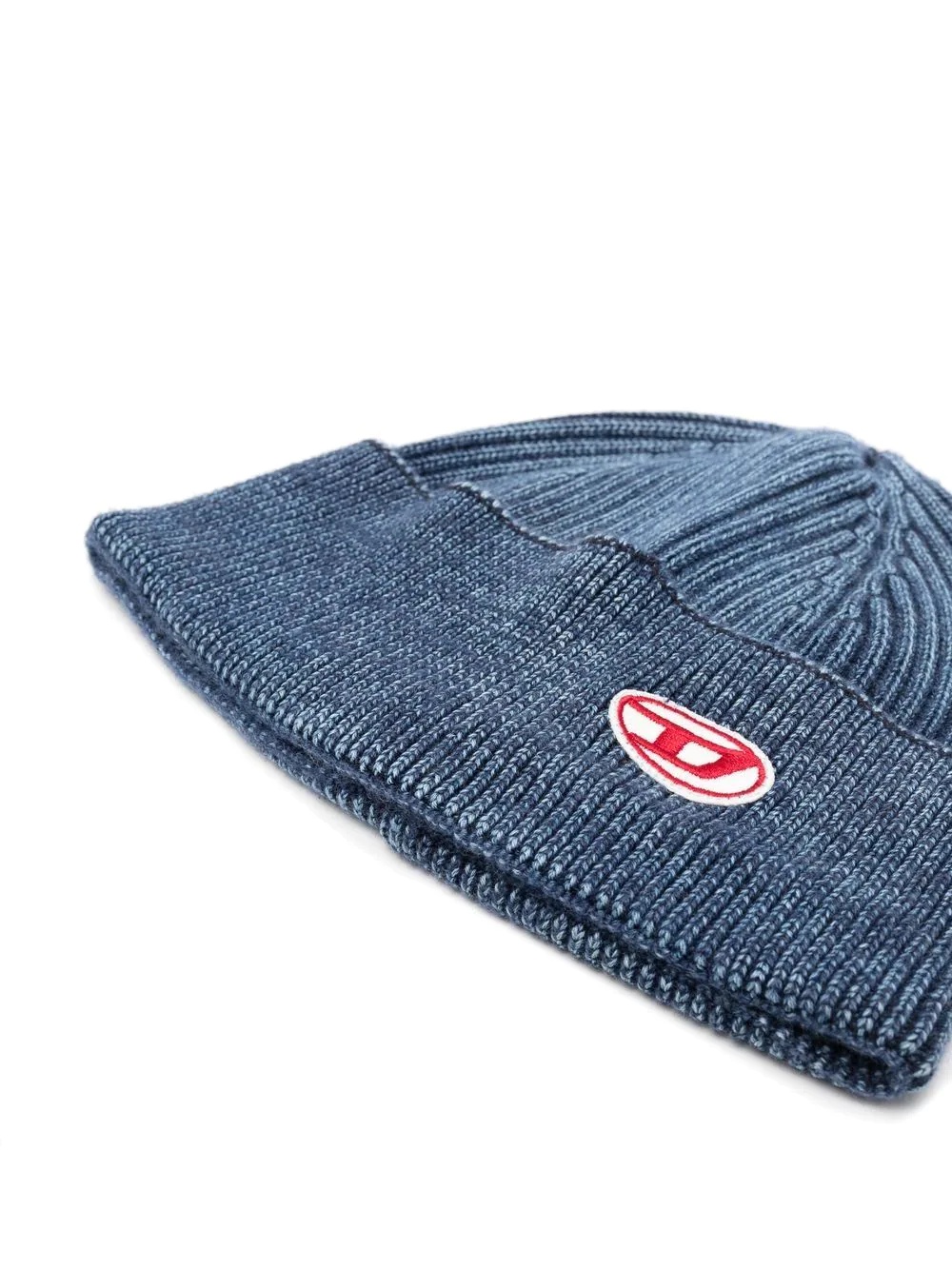 ribbed-knit logo-patch beanie - 2