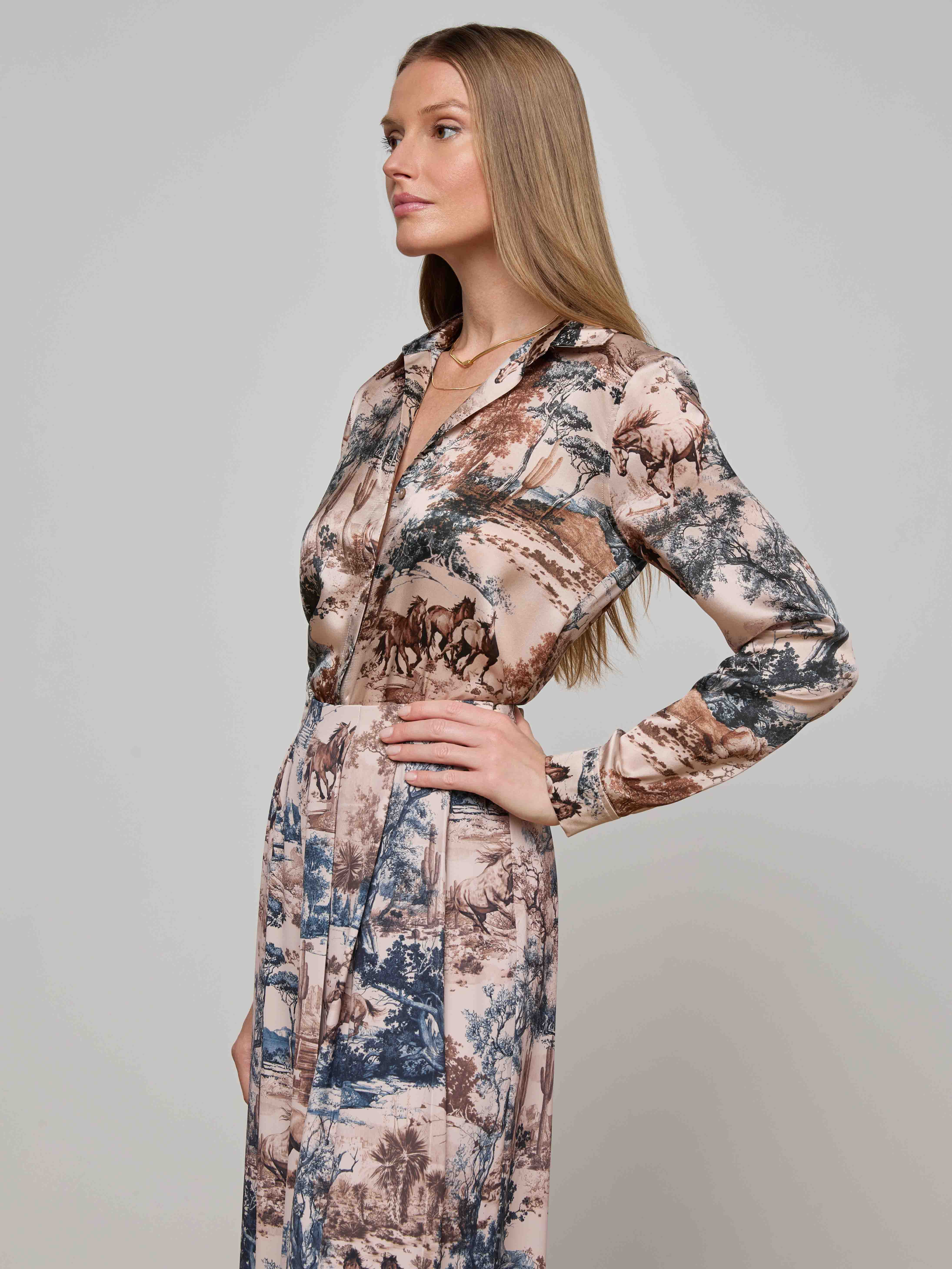 Tyler Silk Blouse - 3