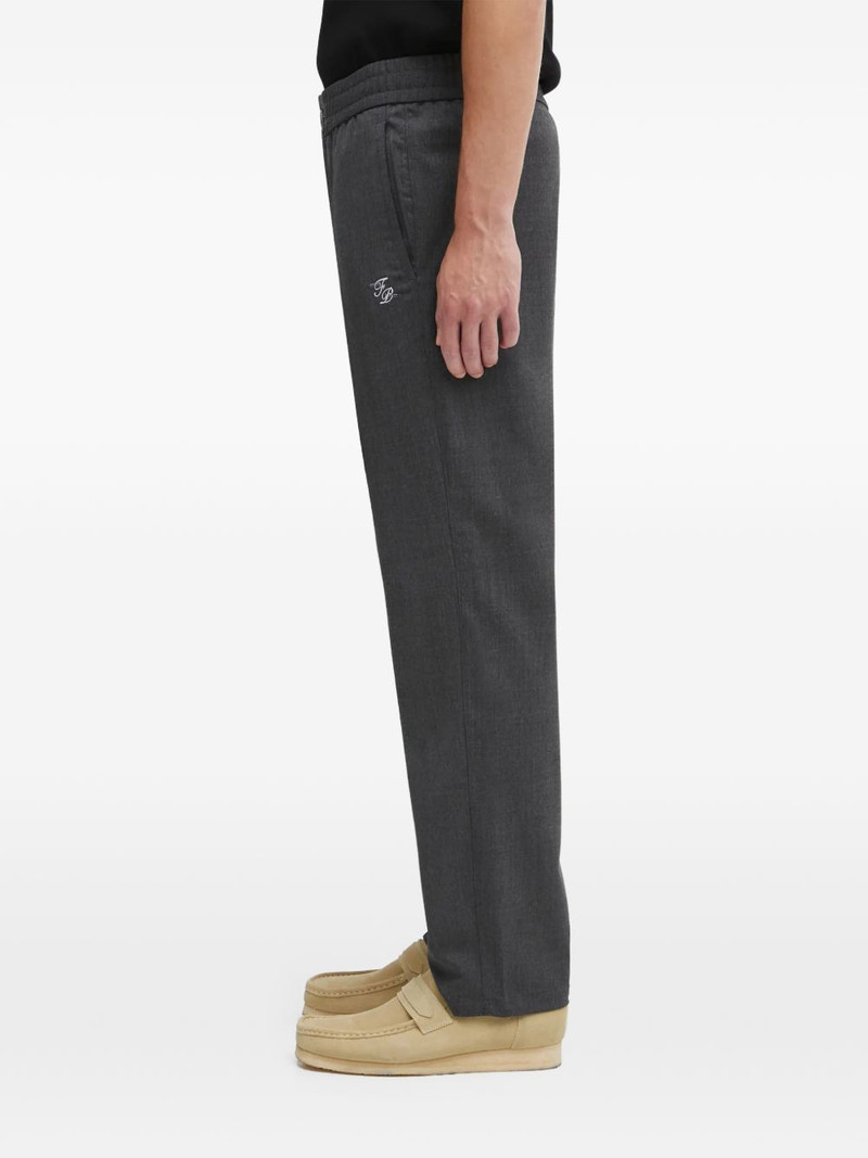 elasticated-waistband trousers 3