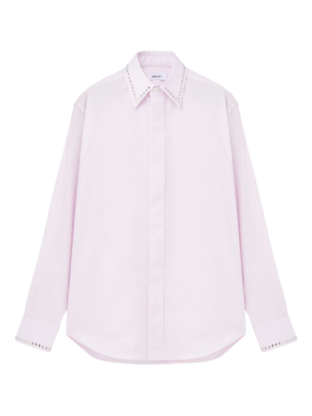 EMBELLISHED-COLLAR COTTON SHIRT - 1