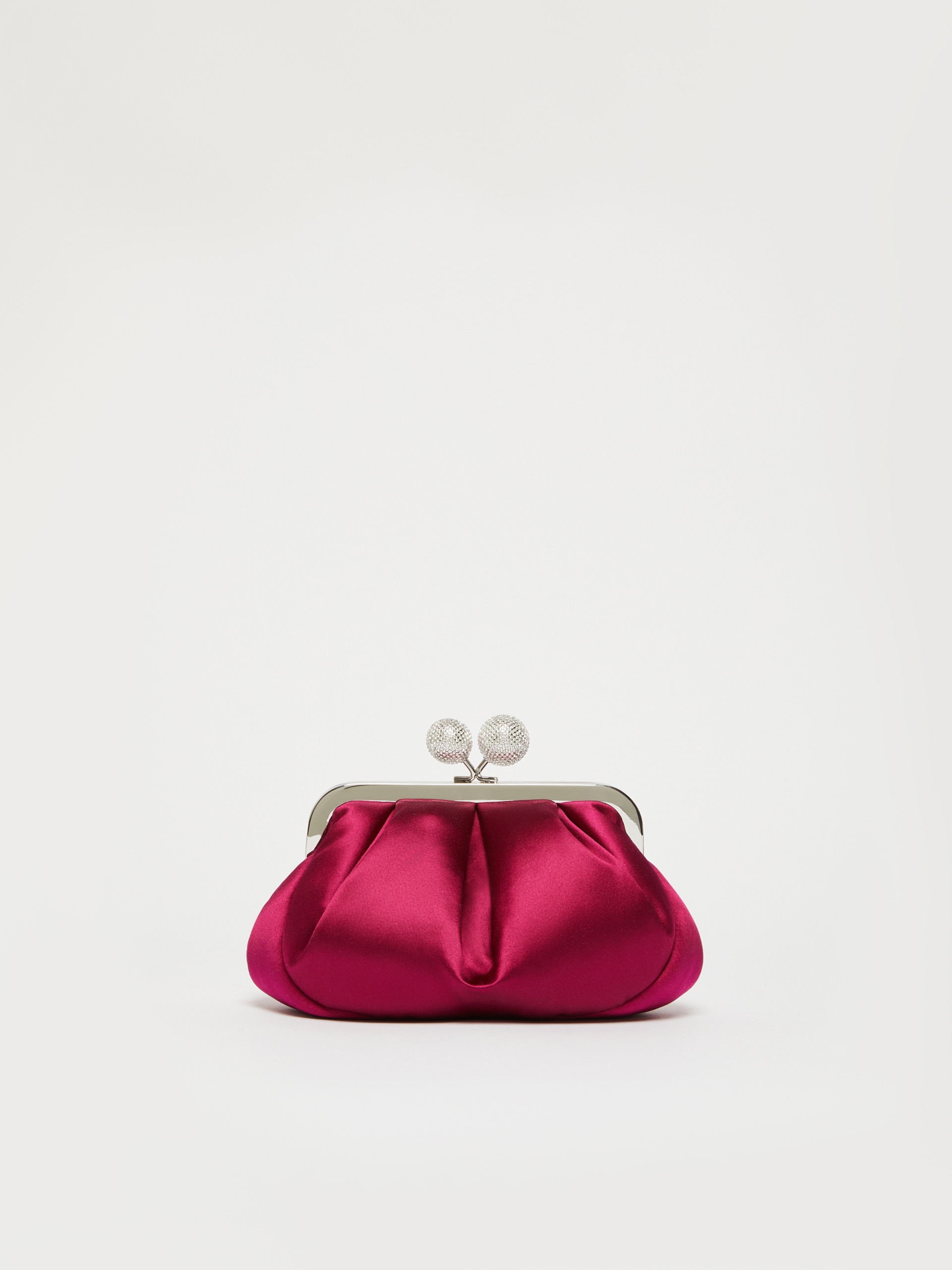 EMMY Small satin Pasticcino Bag with rhinestones - 3