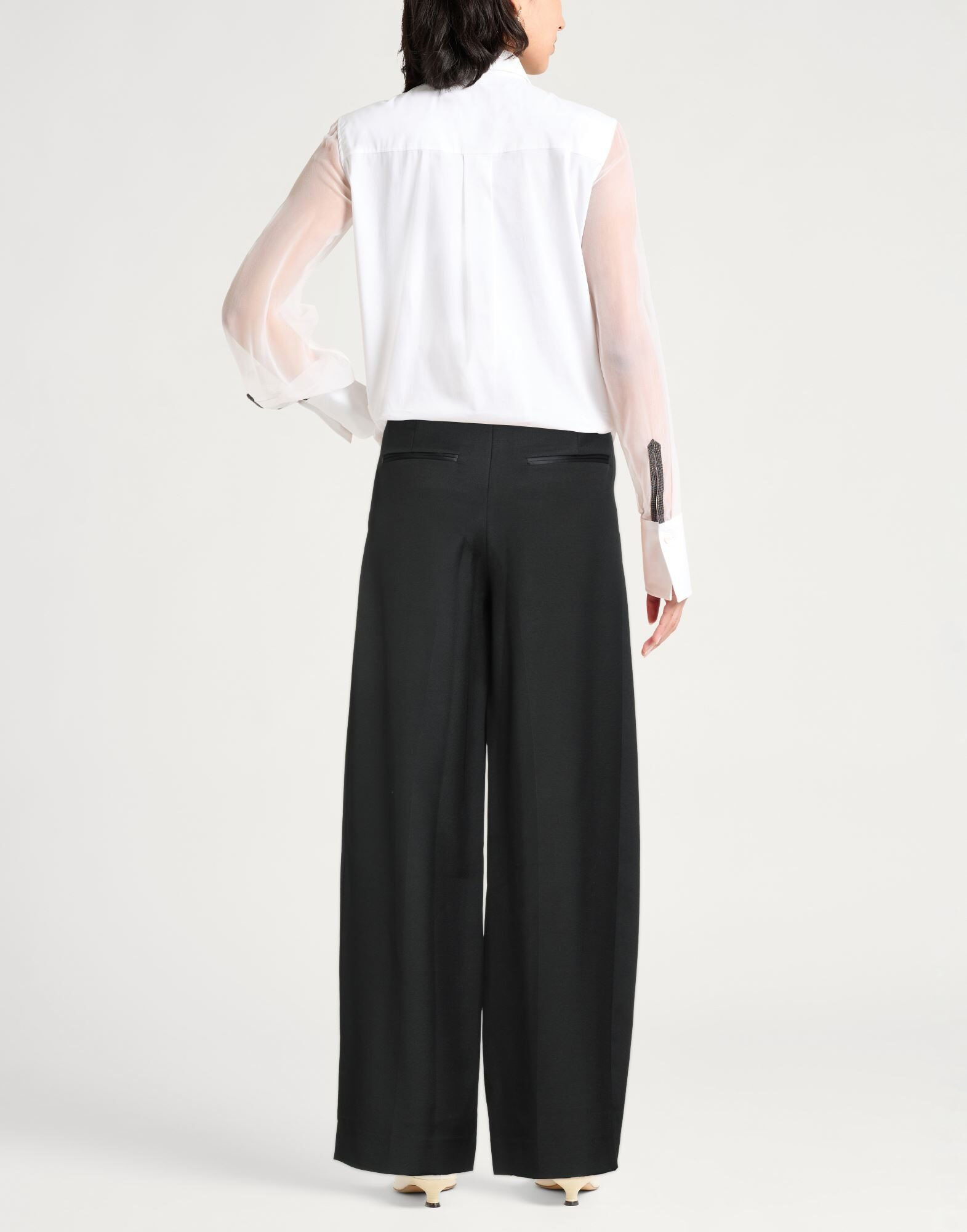 White Women's Casual Pants - 3