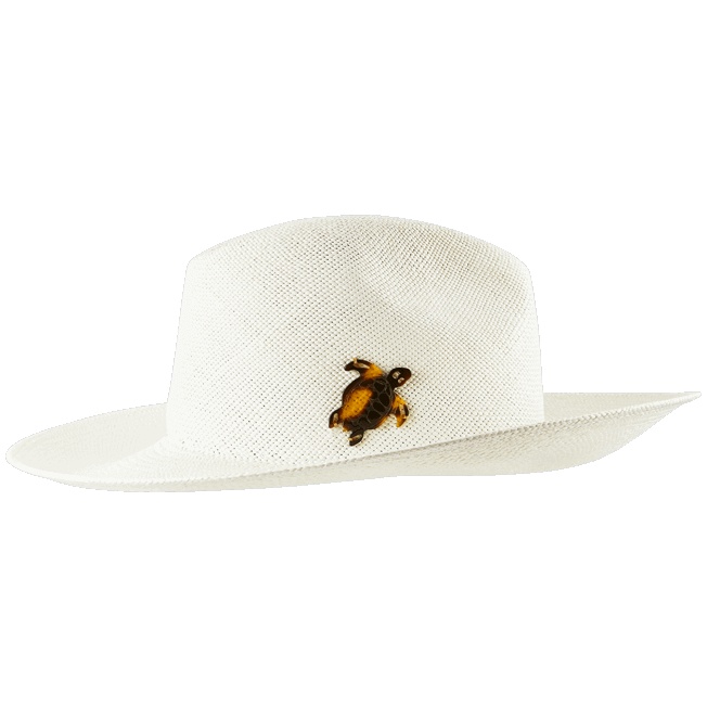 Women Natural straw hat solid - 2