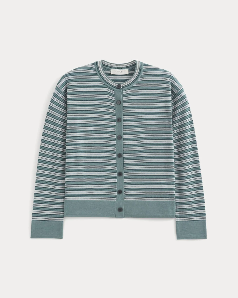 CREW CARDIGAN IN ULTRASOFT MERINO - 1