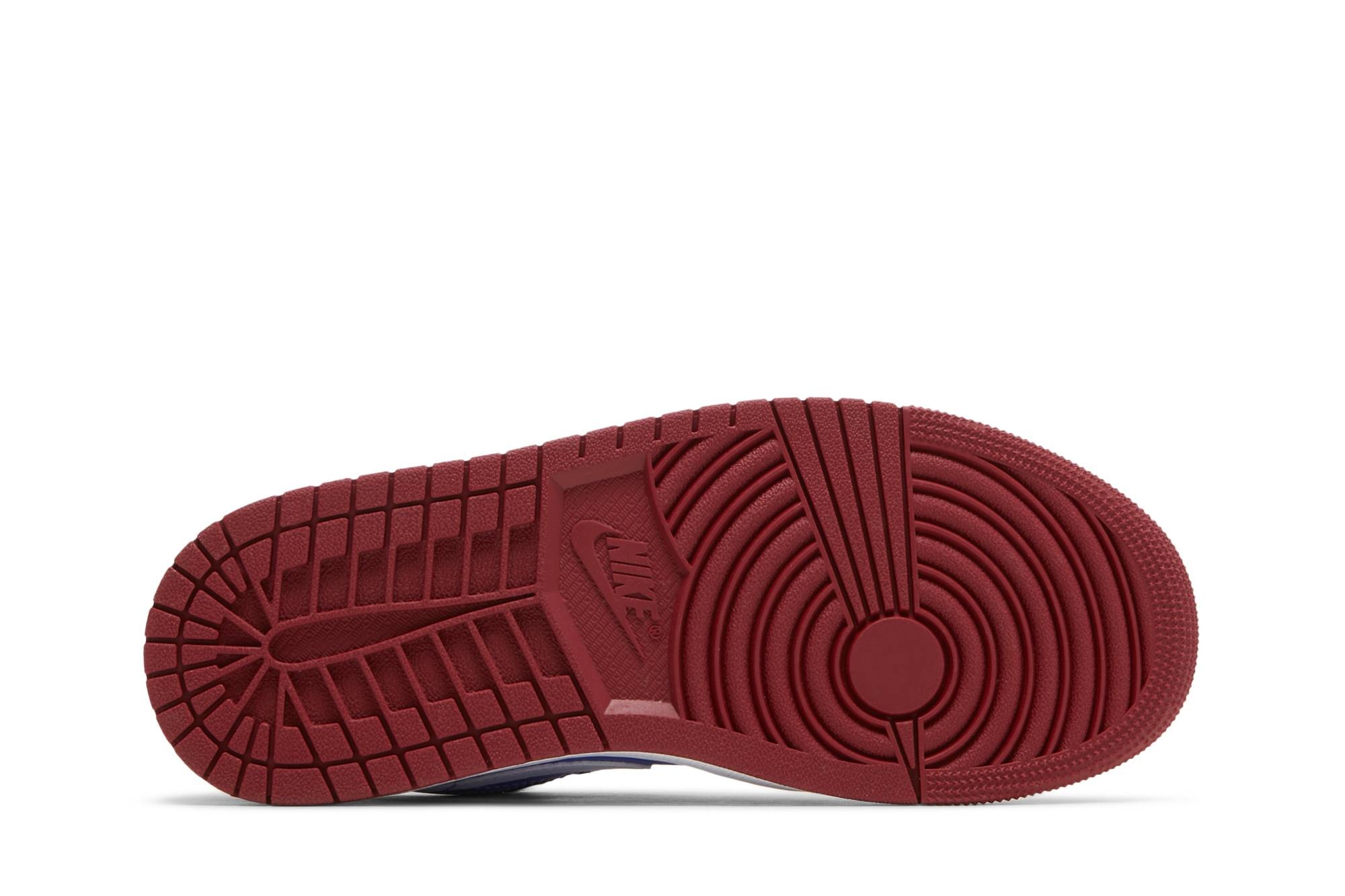 Wmns Air Jordan 1 Low 'Deep Red Blue' - 4