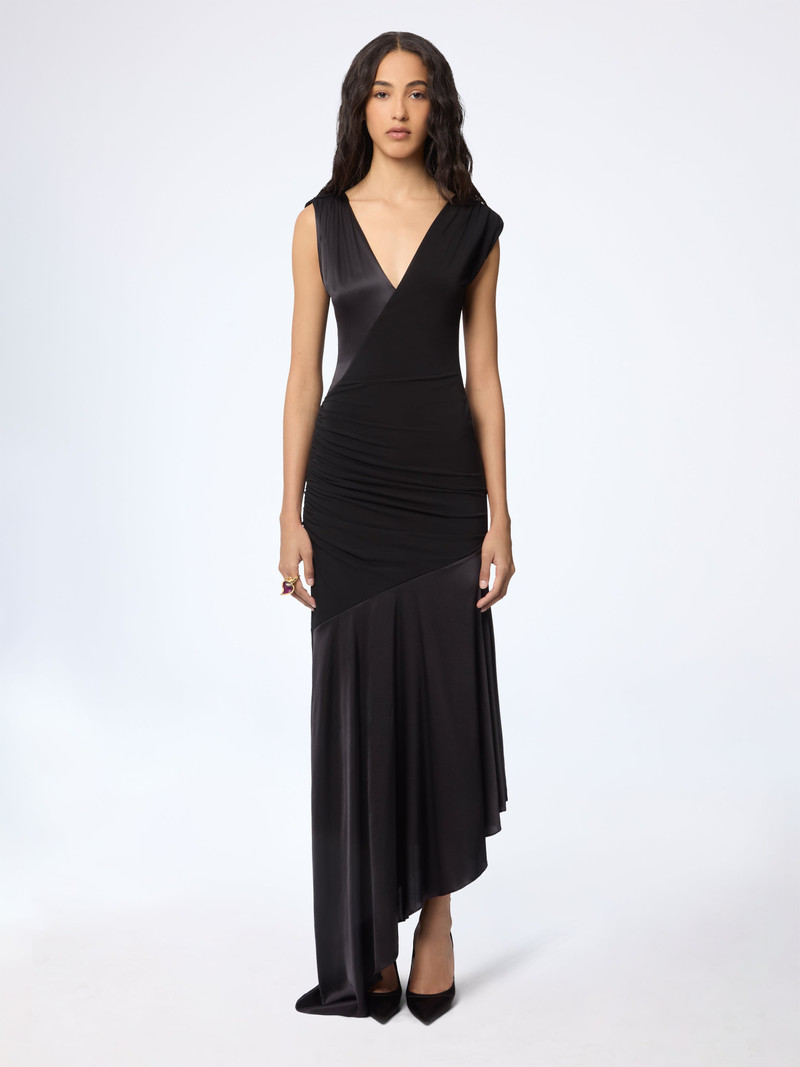 NINA RICCI Asymetrical Midi Dress outlook